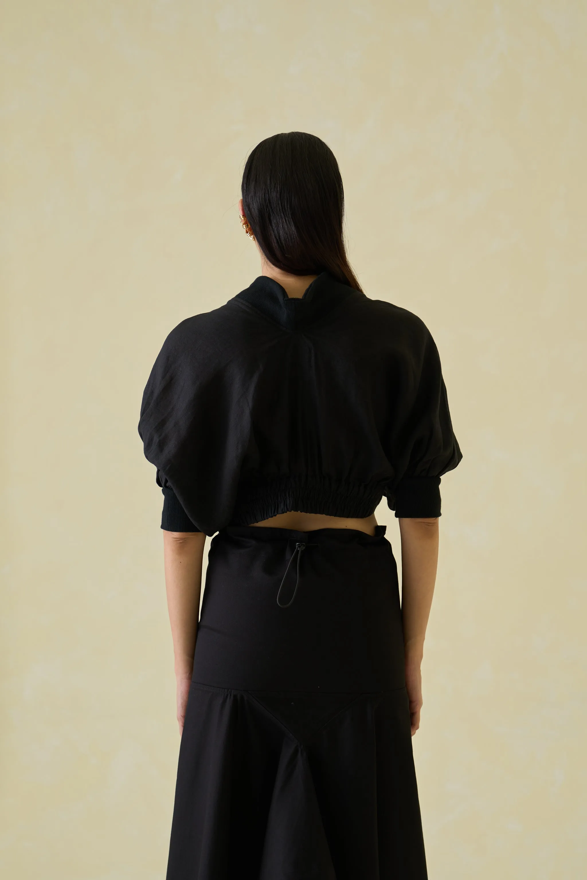 Cropped Directional Bomber & Technical Skirt Co-ord