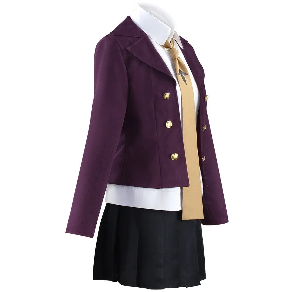 Danganronpa Kirigiri Kyoko Uniform Halloween Cosplay Costume