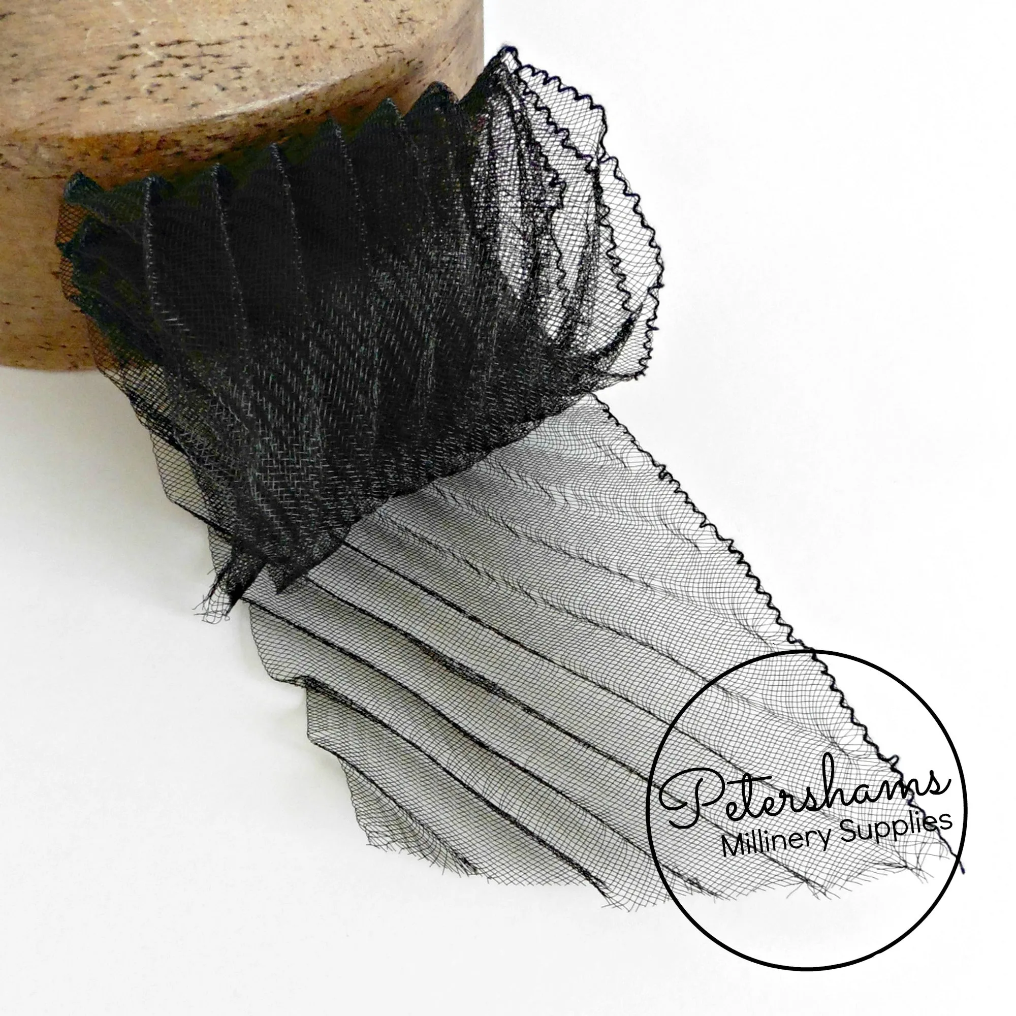 Diagonal Pleated Crin Strip