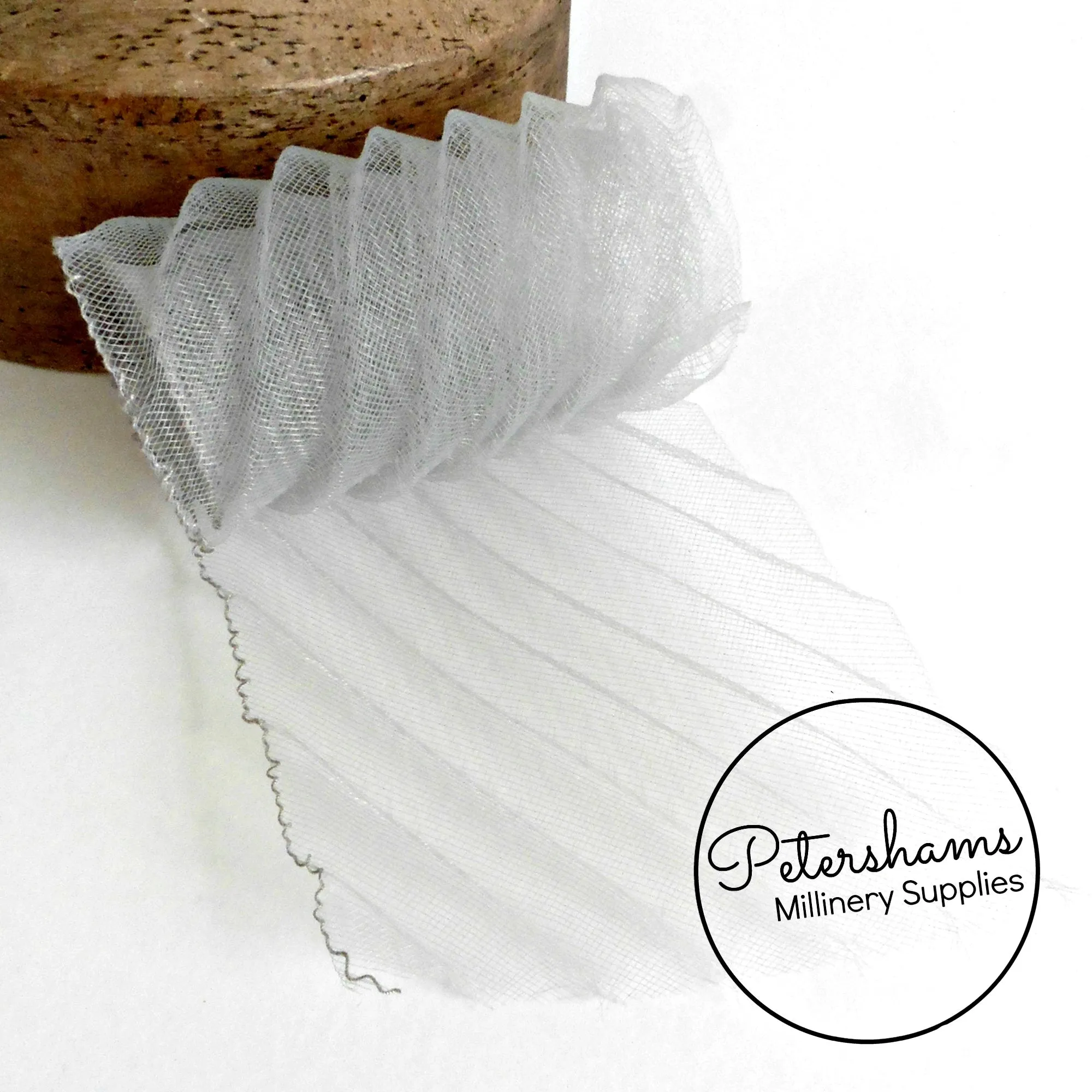 Diagonal Pleated Crin Strip