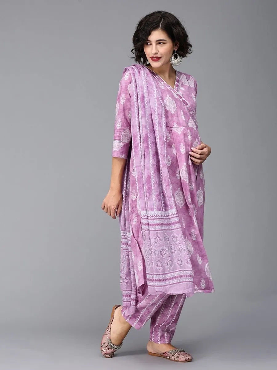 Do You Lilac It Maternity And Nursing Kurta Set With Dupatta