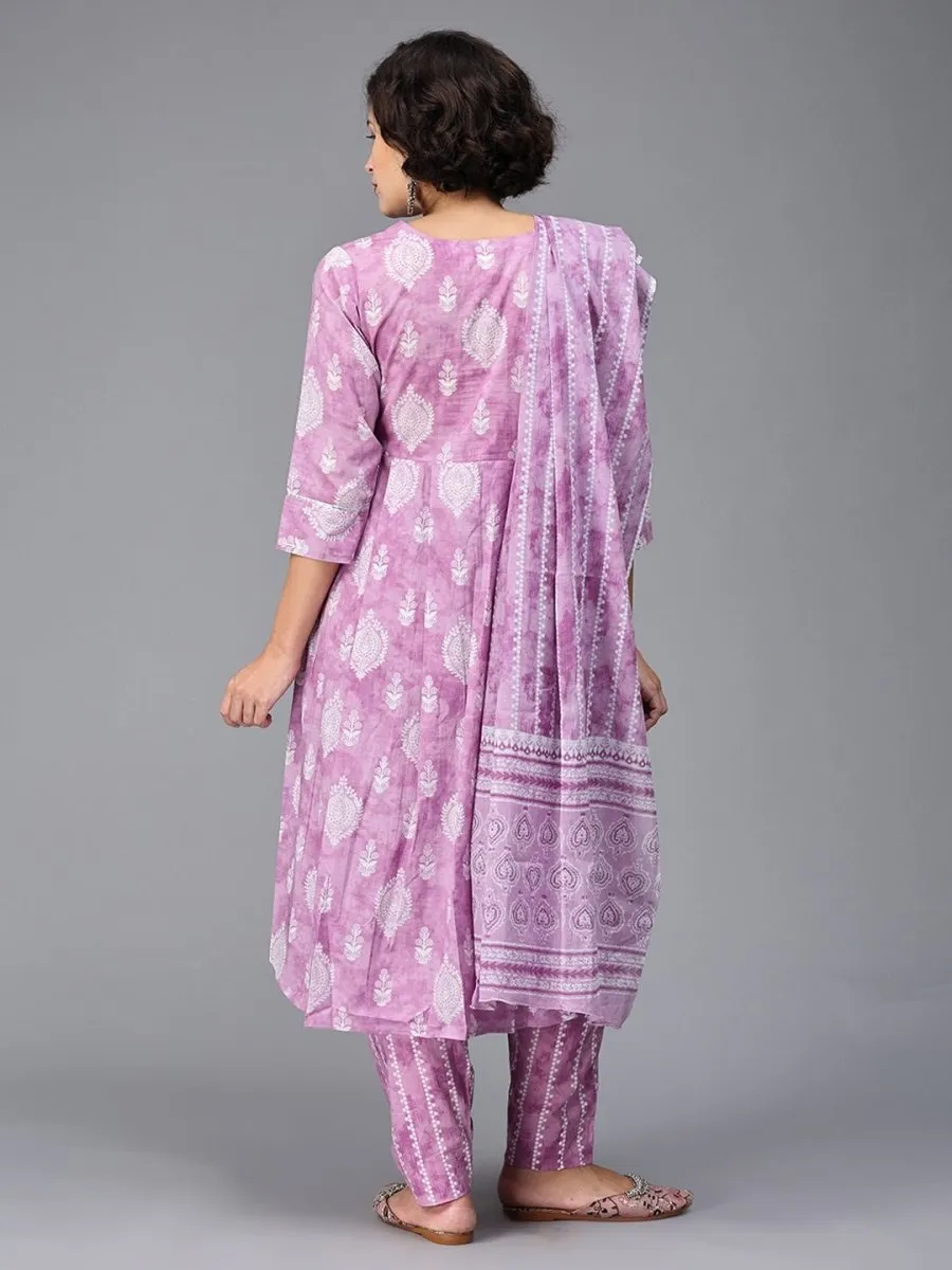 Do You Lilac It Maternity And Nursing Kurta Set With Dupatta