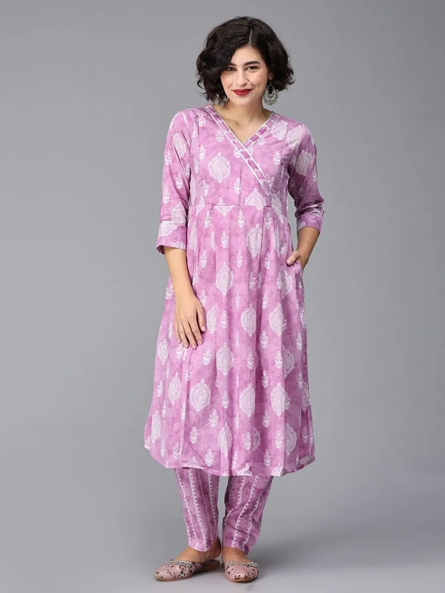 Do You Lilac It Maternity And Nursing Kurta Set With Dupatta