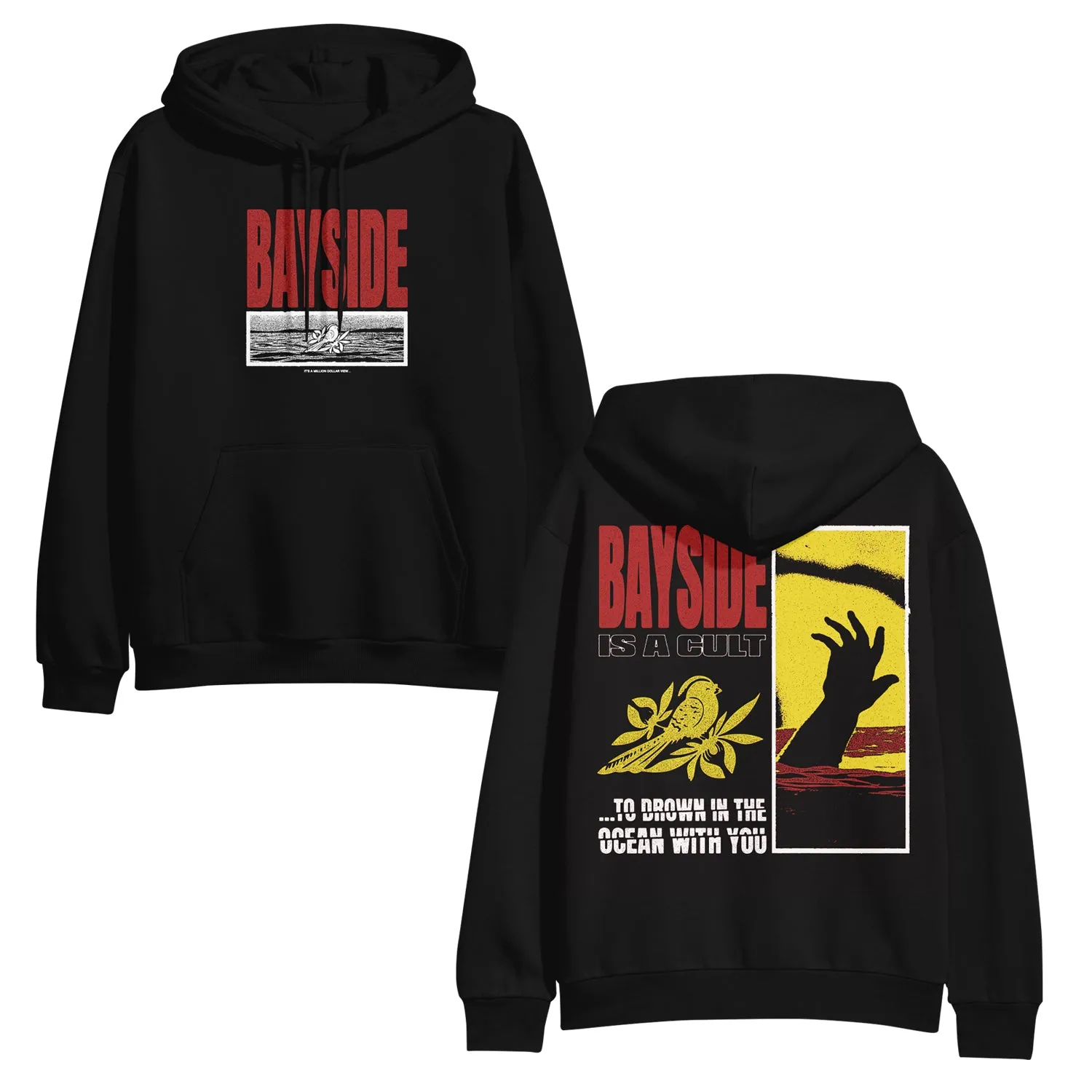 Drown Black Hoodie