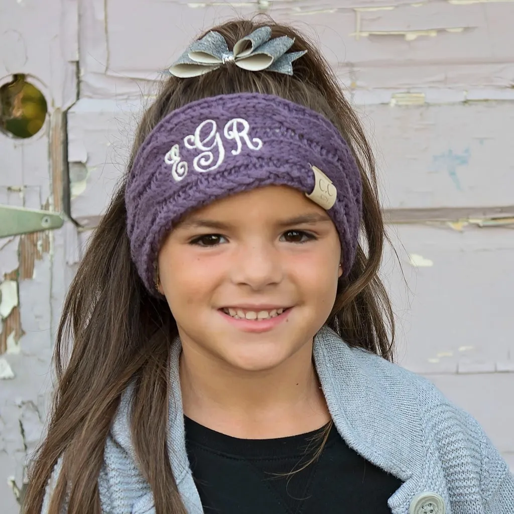 Embroidered Kids Head Wrap