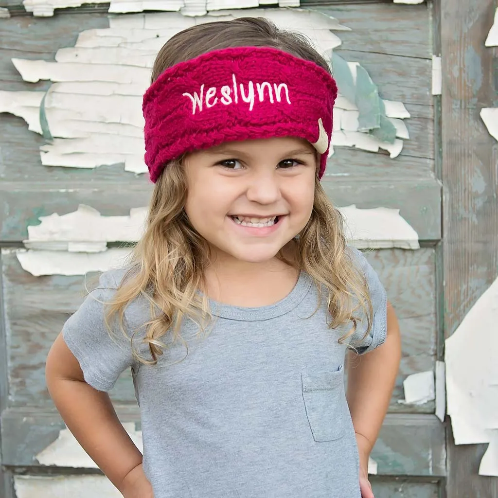 Embroidered Kids Head Wrap