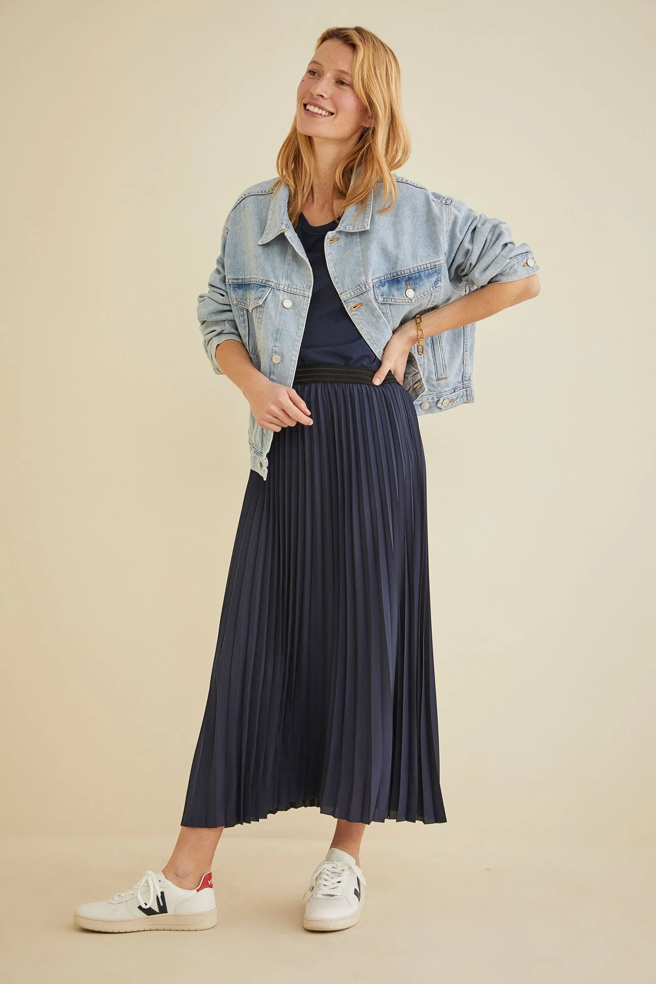 Eva Franco Emi Pleated Skirt