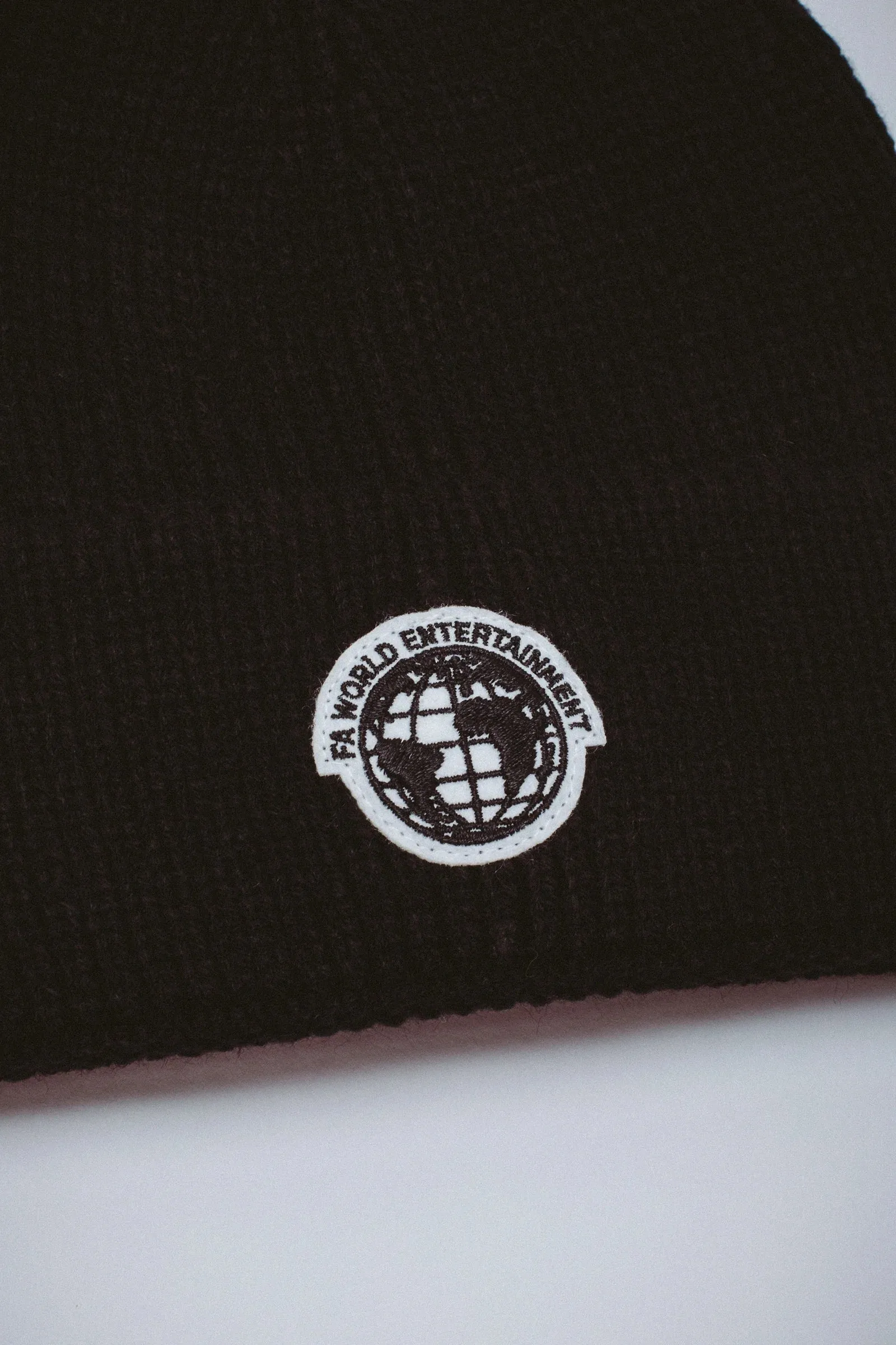 FA World Cuff Beanie Black