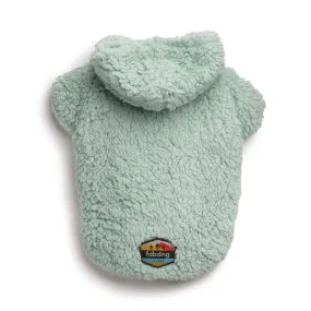 Fabdog | Seafoam Sherpa Dog Hoodie