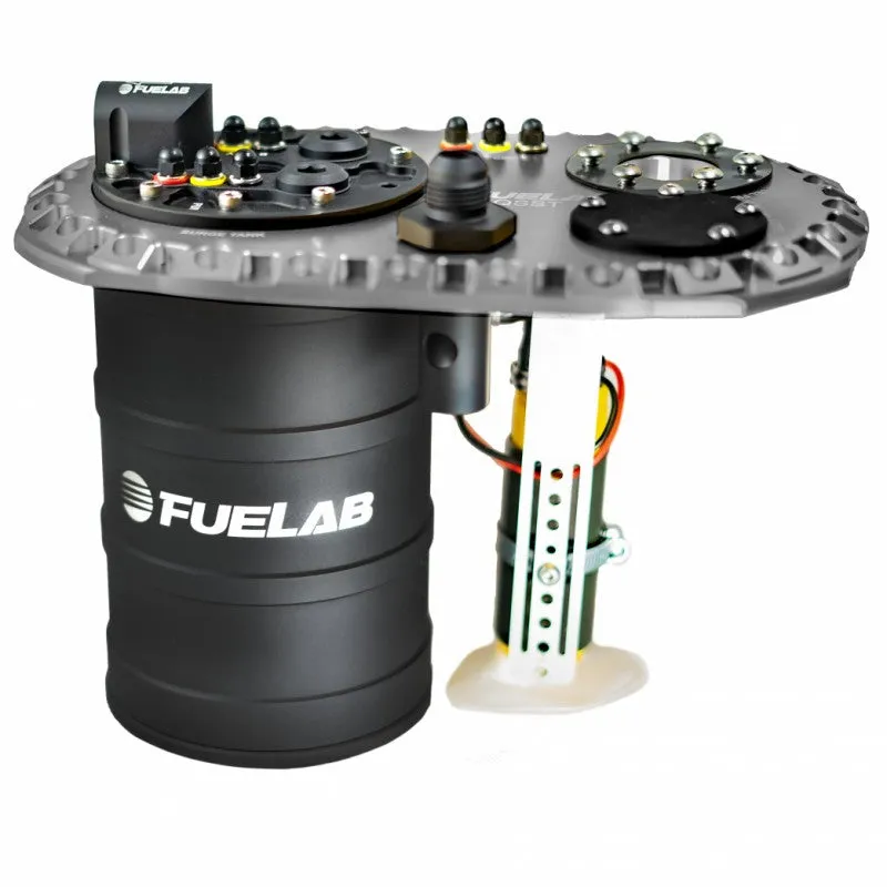 FUELAB 62711-5 Fuel System QSST Titanium with Lift Pump FUELAB 49442, Surge Tank Pump Twin Screw FUELAB 93904