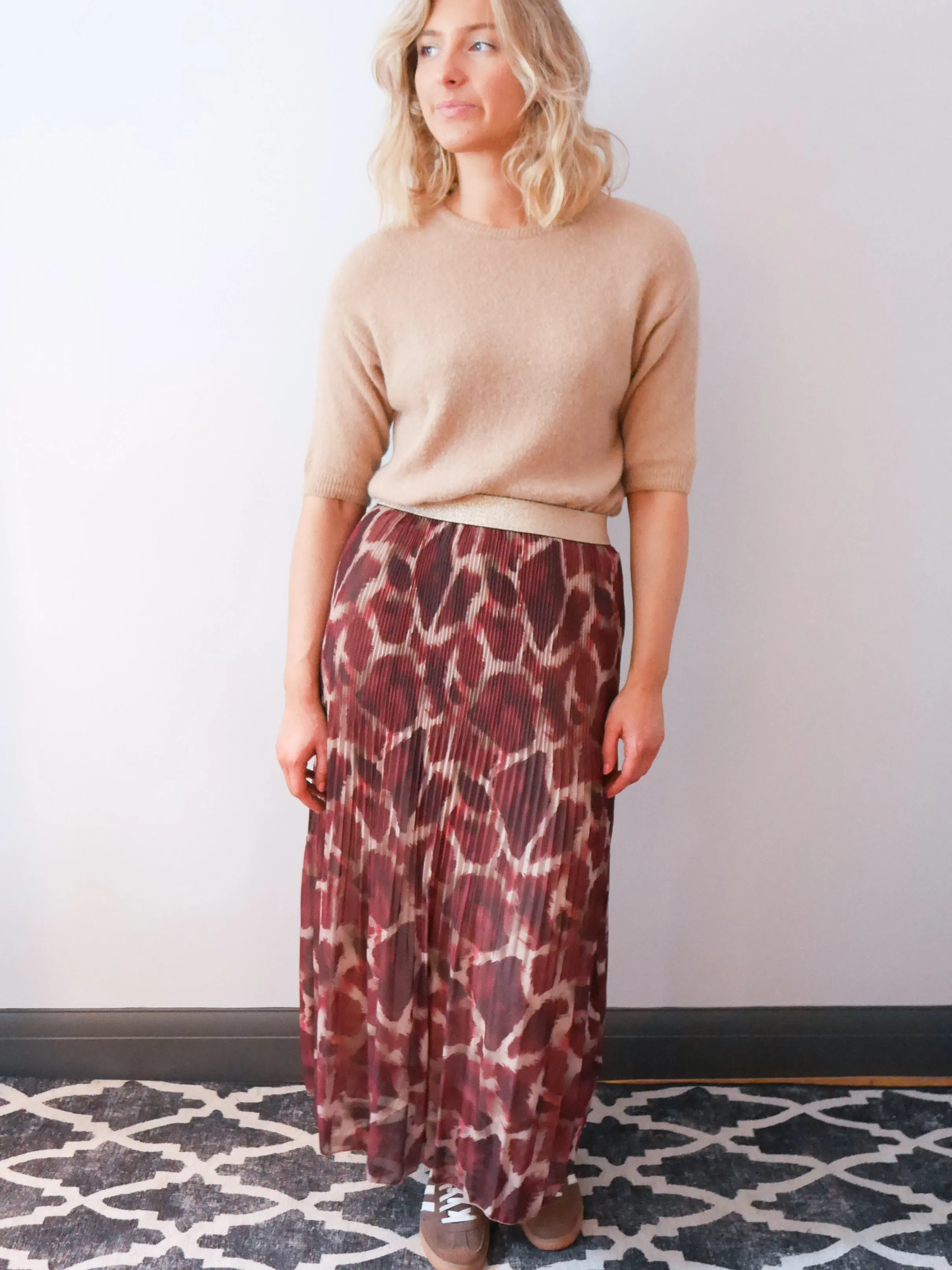 Gabrielle Skirt Plum