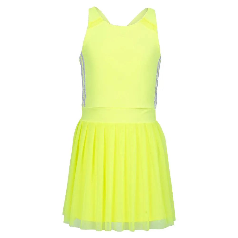 Girl's Game Time Tennis Dress Neon Yellow