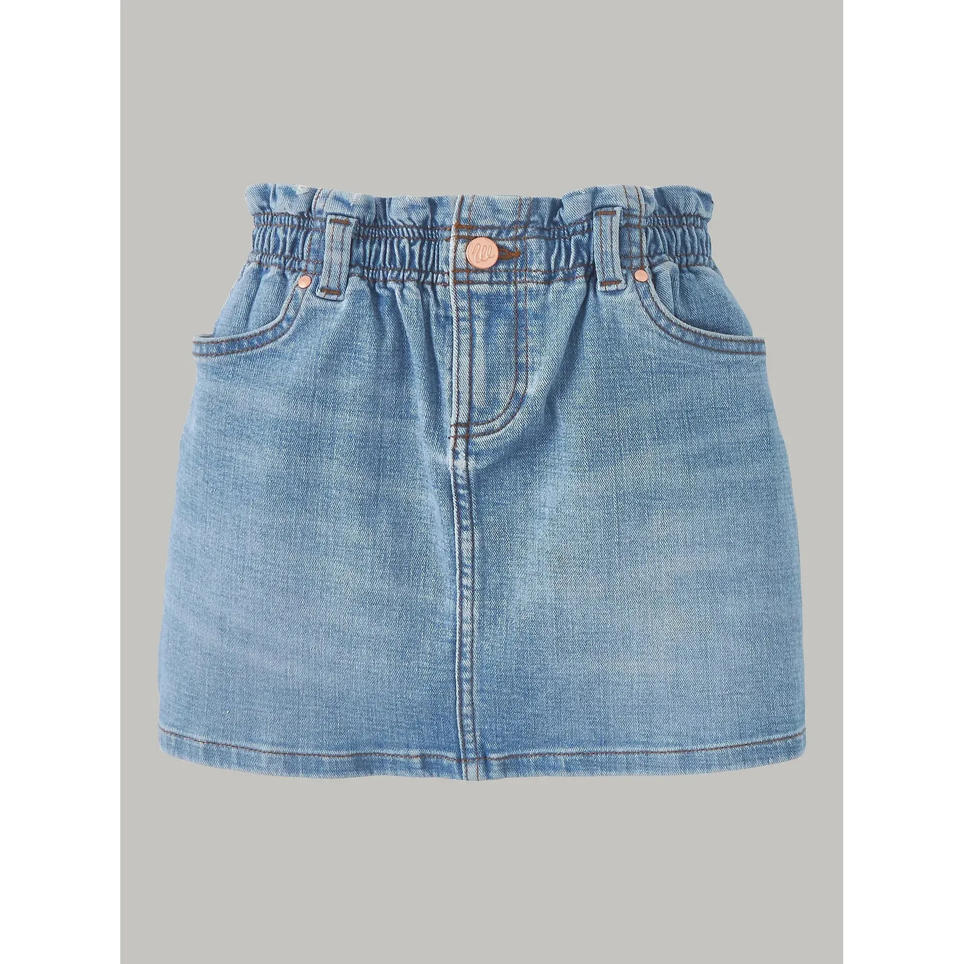 GIRL'S WRANGLER ELASTIC WAIST DENIM SKIRT IN EMILY