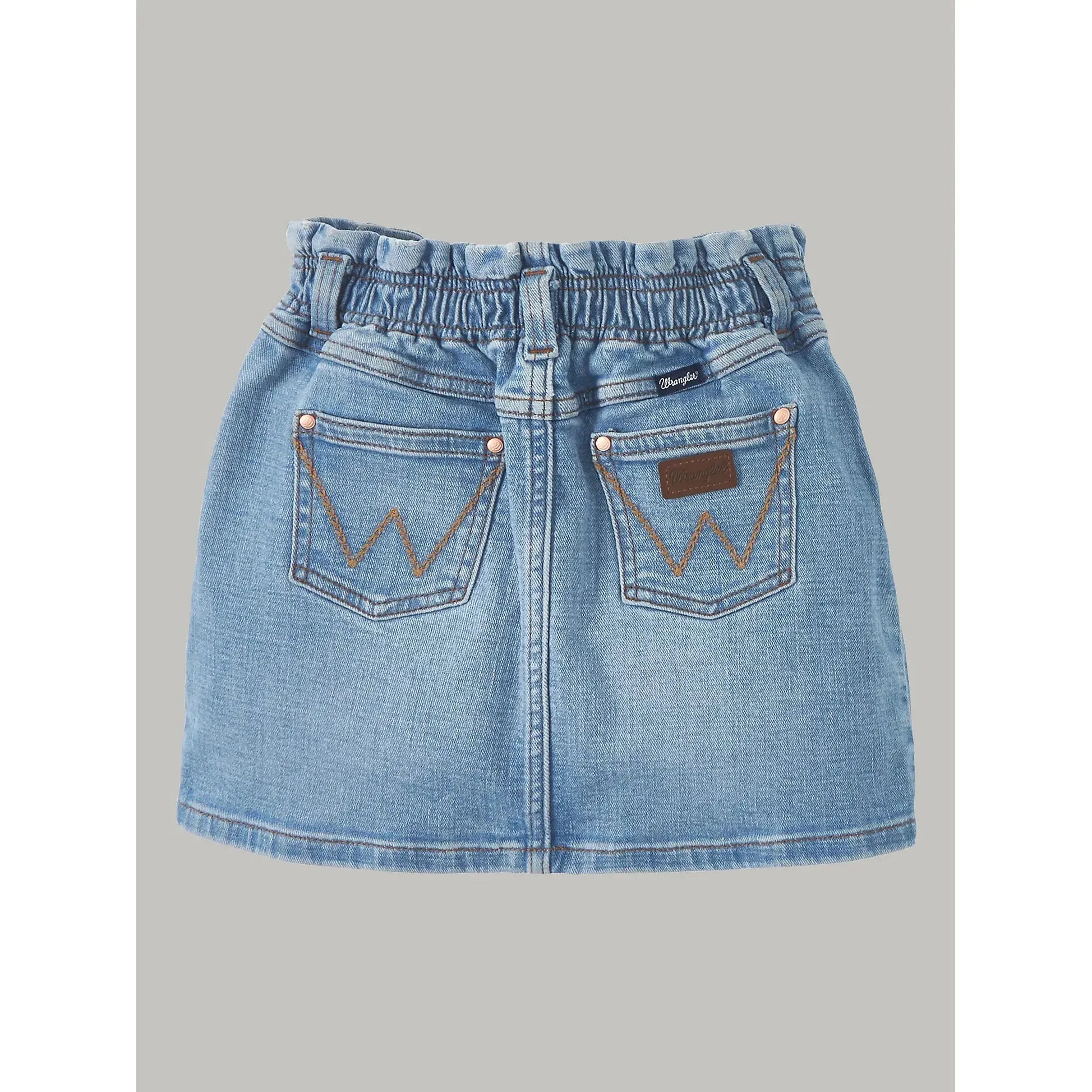 GIRL'S WRANGLER ELASTIC WAIST DENIM SKIRT IN EMILY