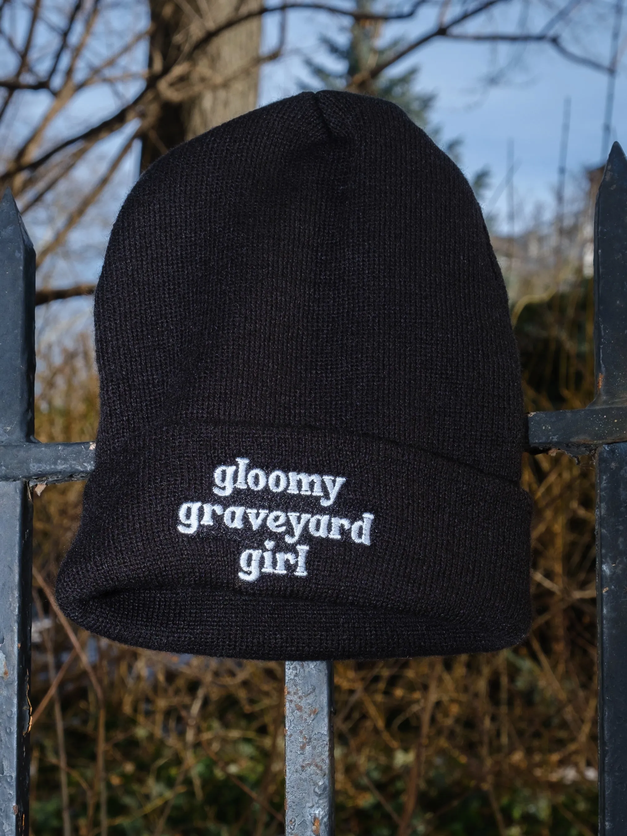 Gloomy Graveyard Girl Beanie