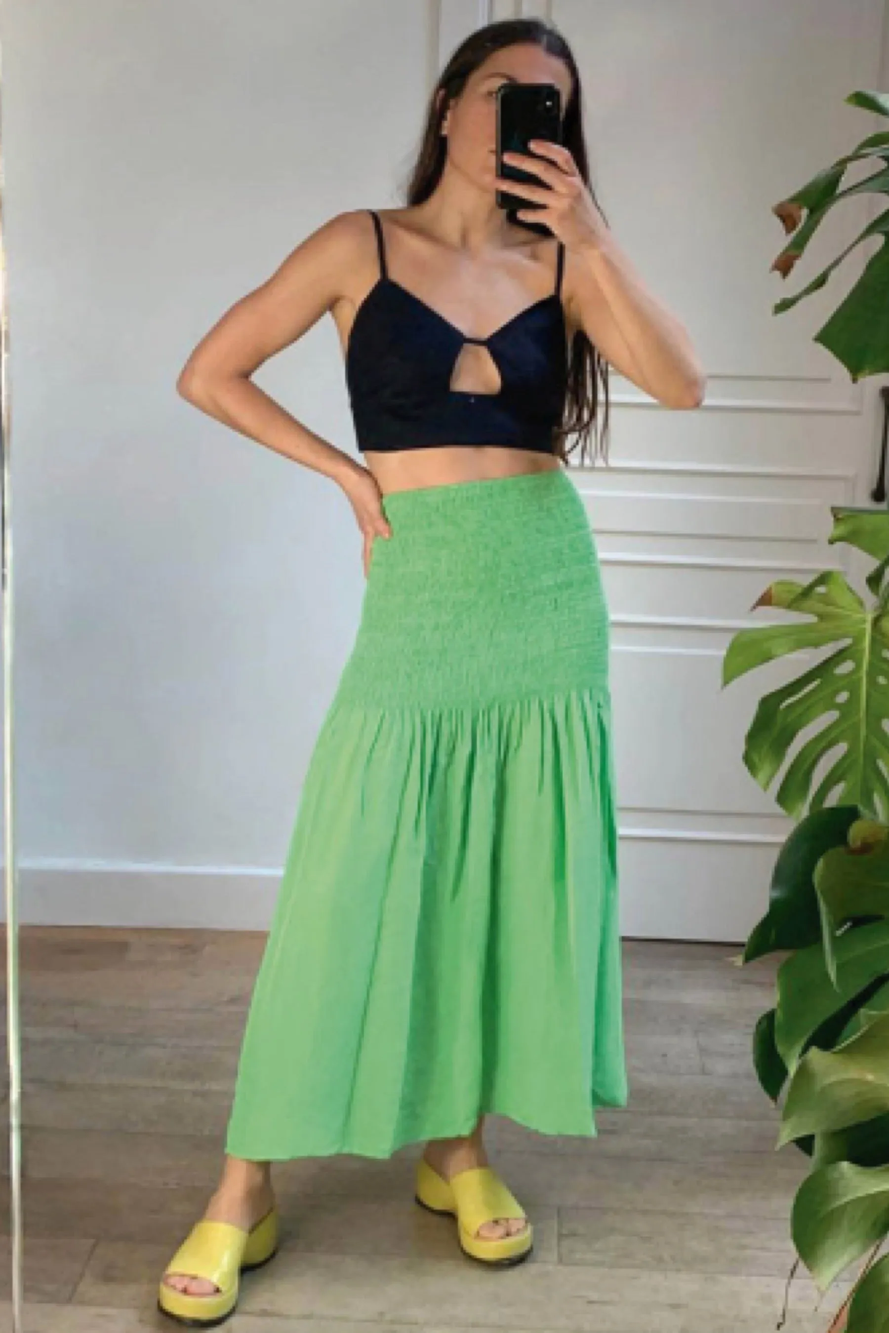 Green Montoro Skirt