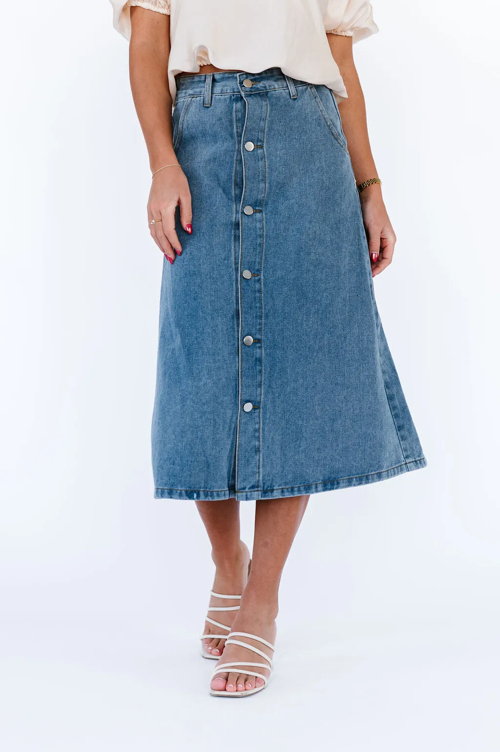 Harriet Denim Skirt