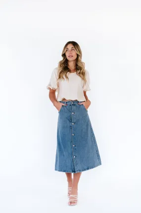 Harriet Denim Skirt