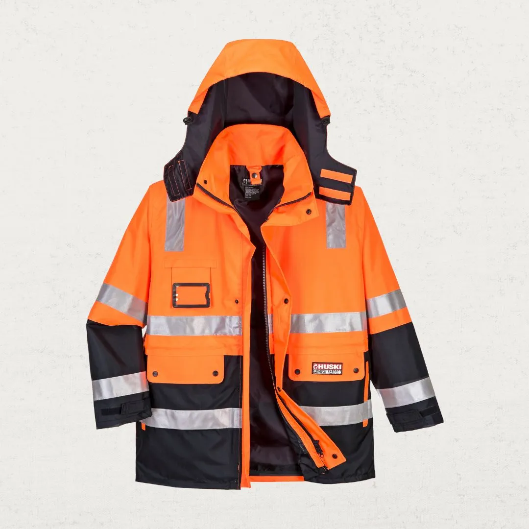 Hi Vis Venture 4 in 1 Waterproof Jacket