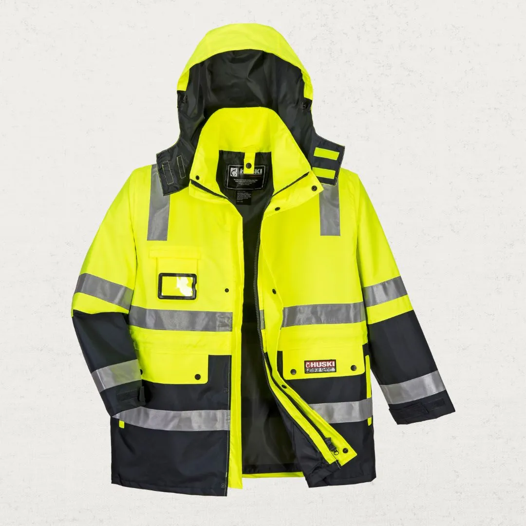 Hi Vis Venture 4 in 1 Waterproof Jacket