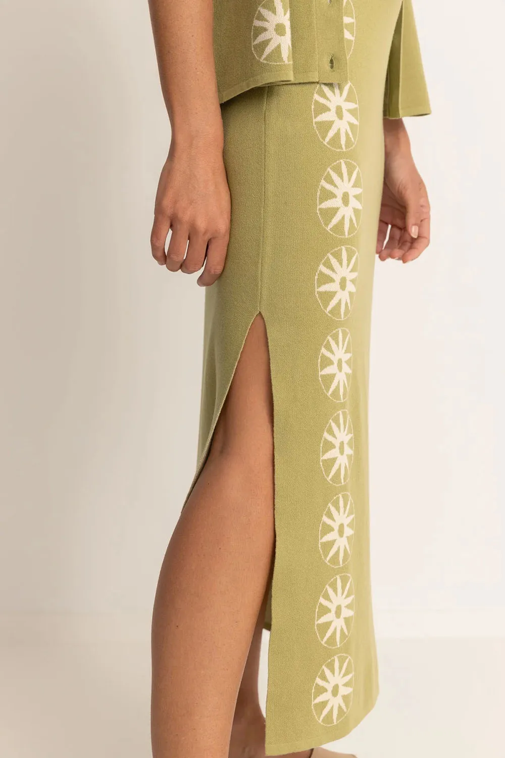 HORIZON KNIT MIDI SKIRT