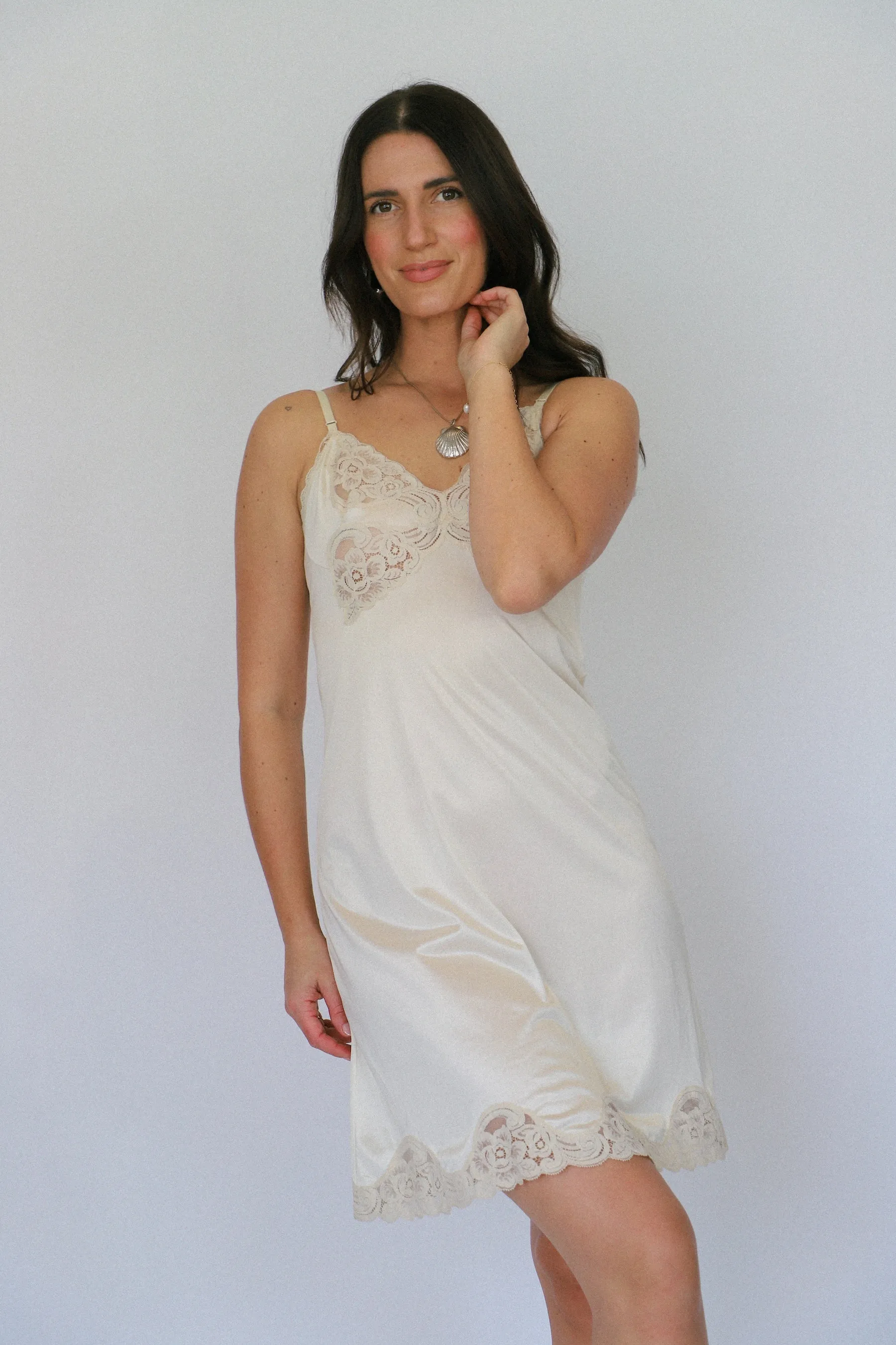 Ivory Slip Dress