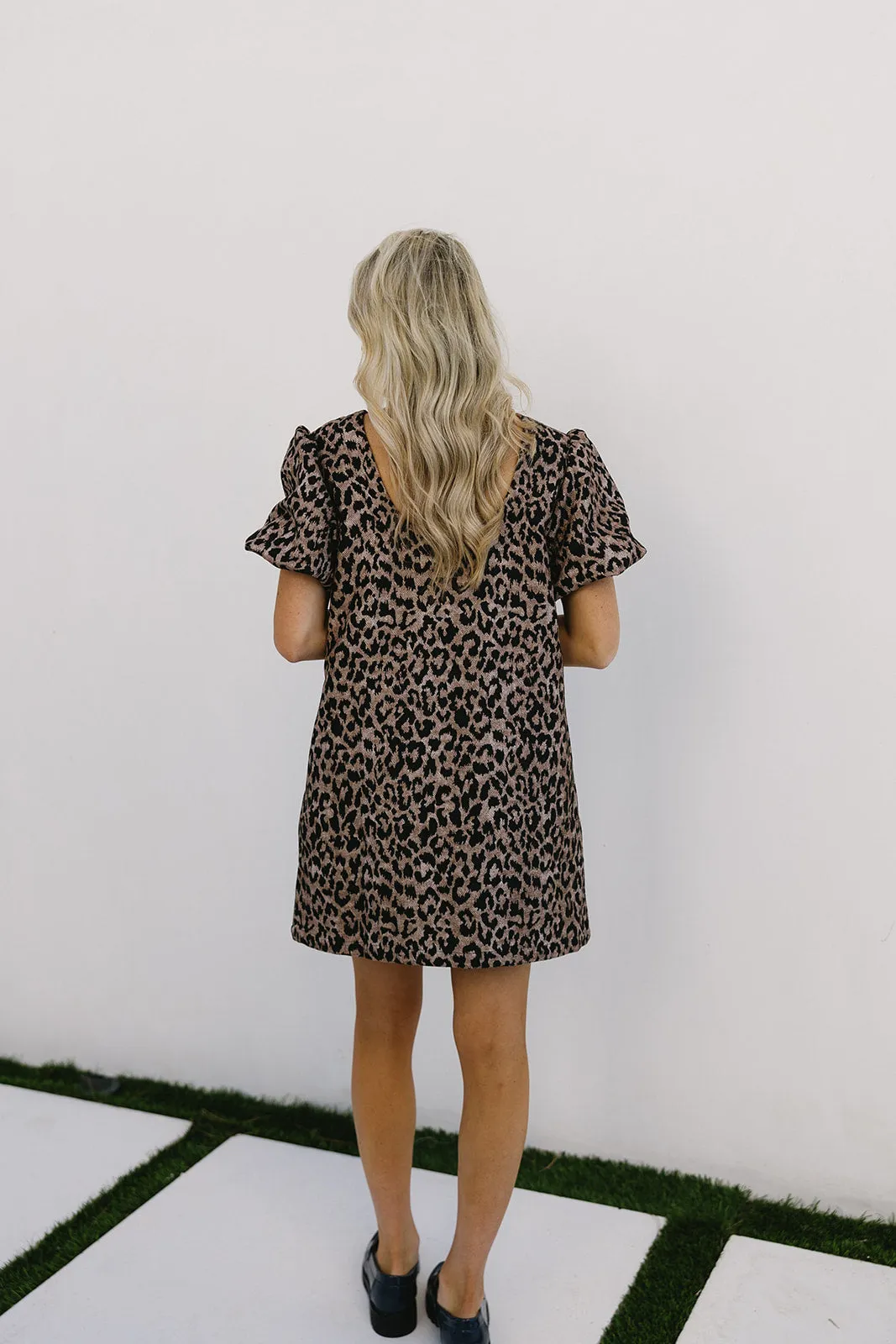 Jeanne Mini Dress - Brown