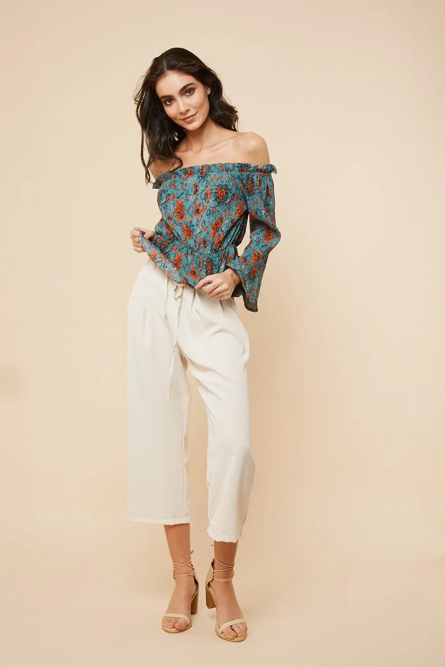 Jungle Fever Off Shoulder Top