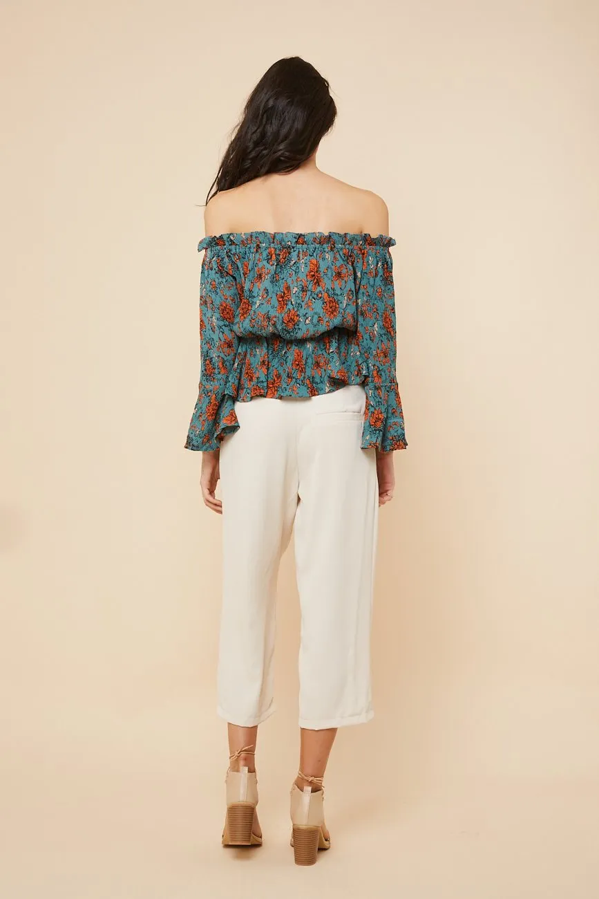 Jungle Fever Off Shoulder Top