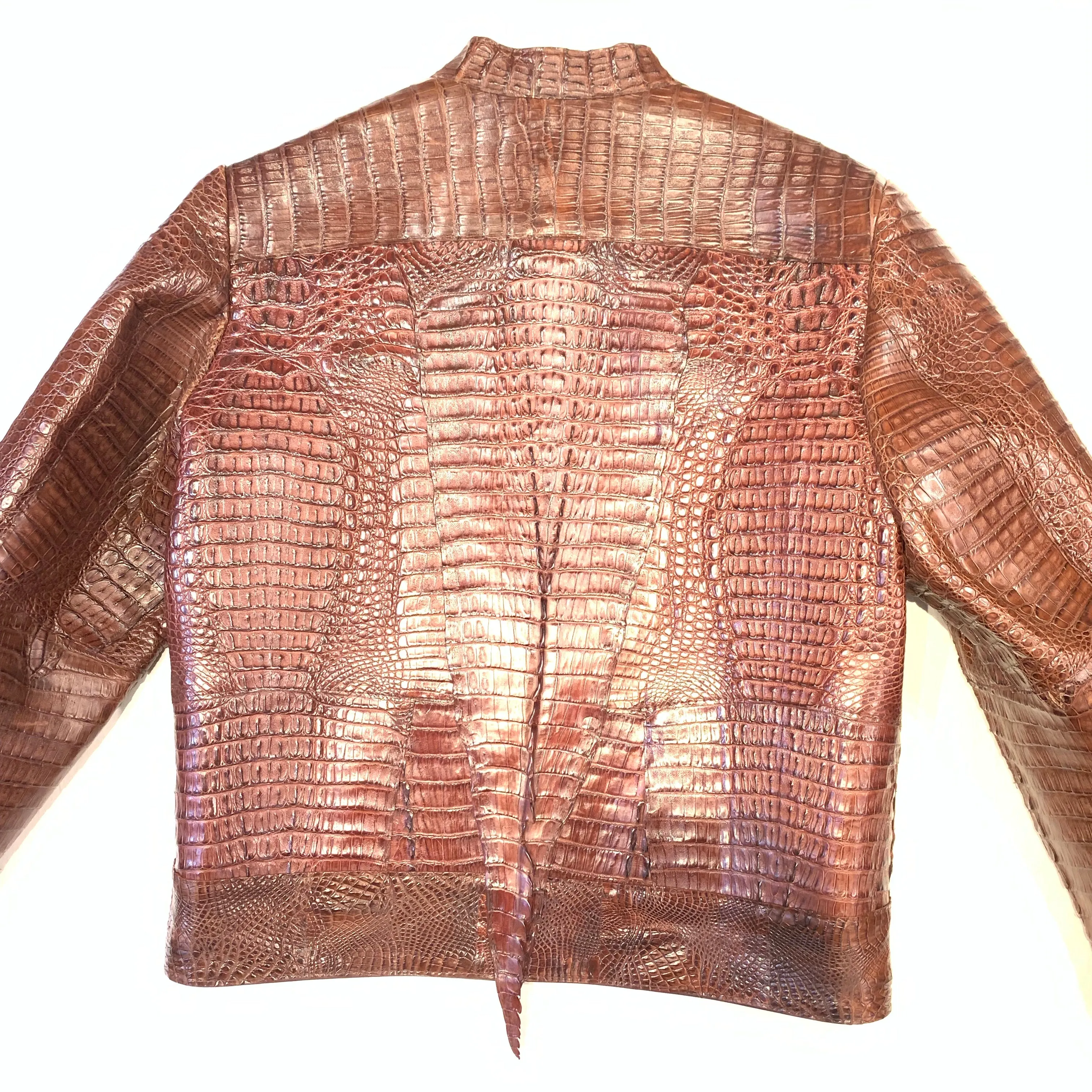 Kashani Chocolate Full All Over Crocodile Jacket