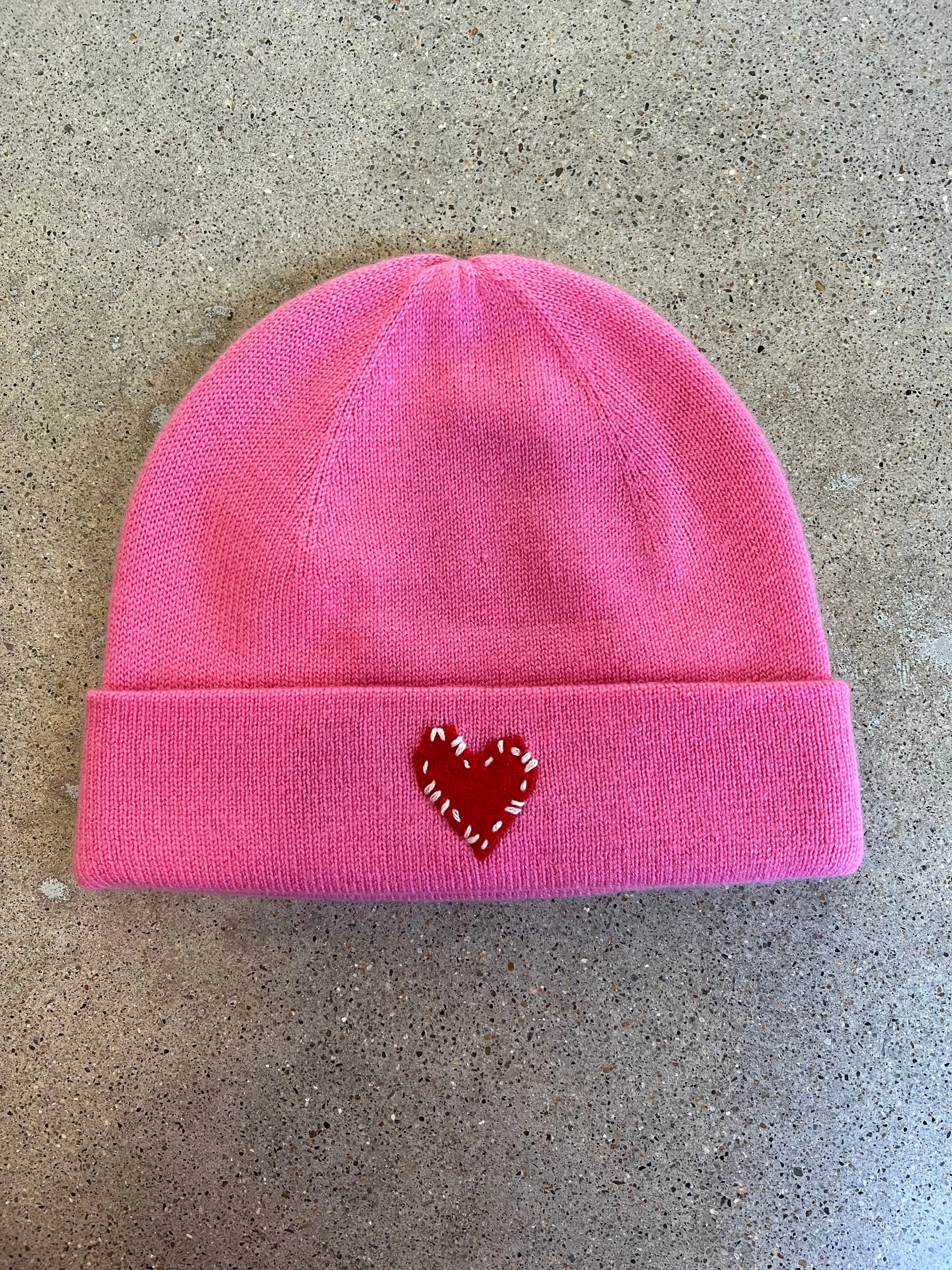 Kerri Rosenthal - Love Cashmere Beanie in Pop Pink