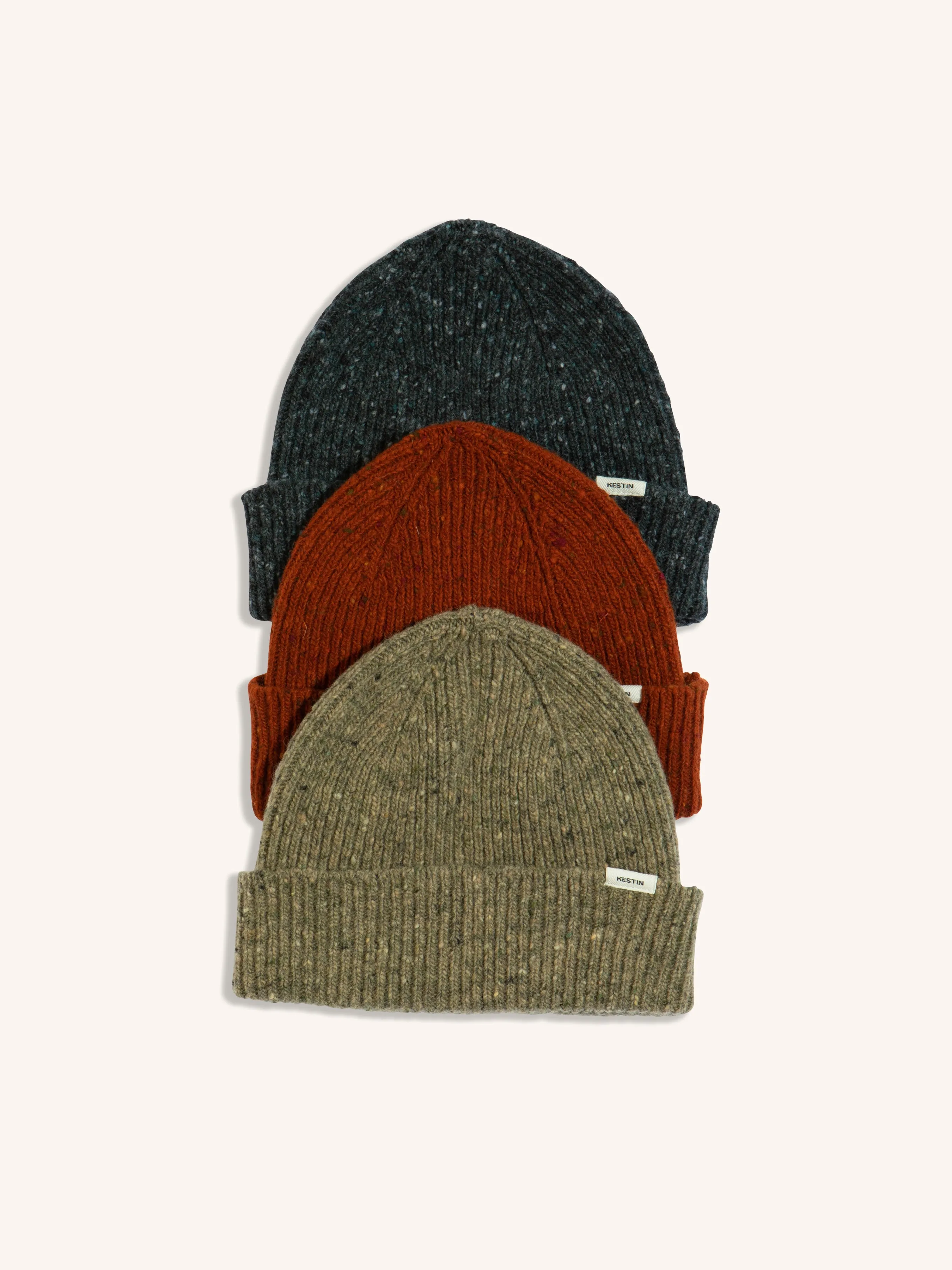 Kilpatrick Beanie in Dark Charcoal Merino Wool