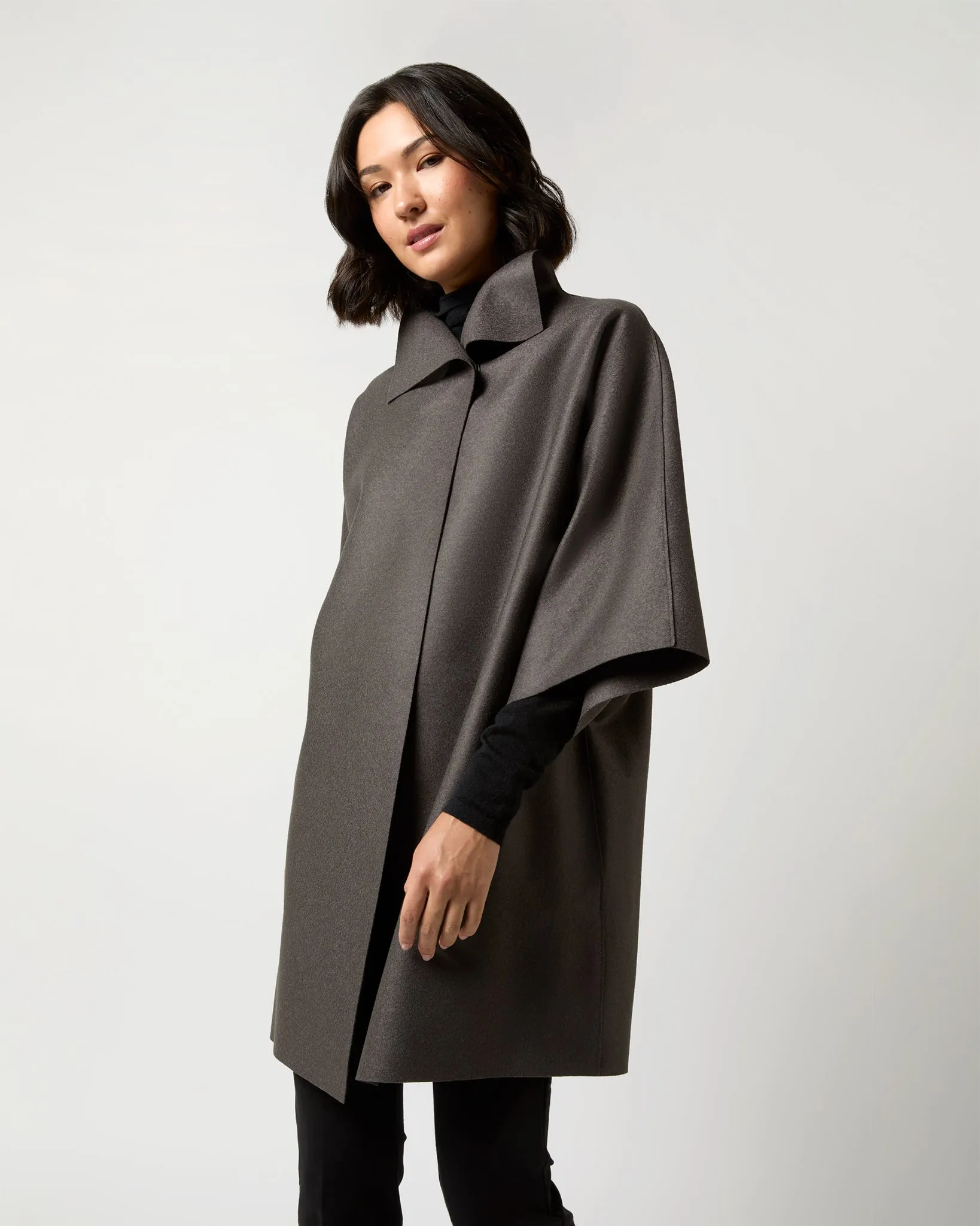 Kimono Coat in Graphite