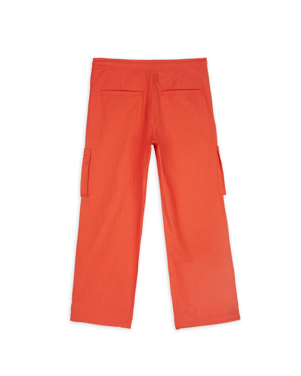 Knife Pleat Run Pant - Red