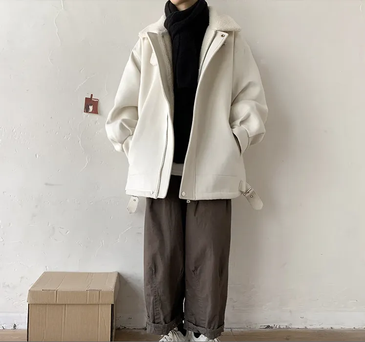 [Korean Style] 4 Colors Batt Cotton Jackets