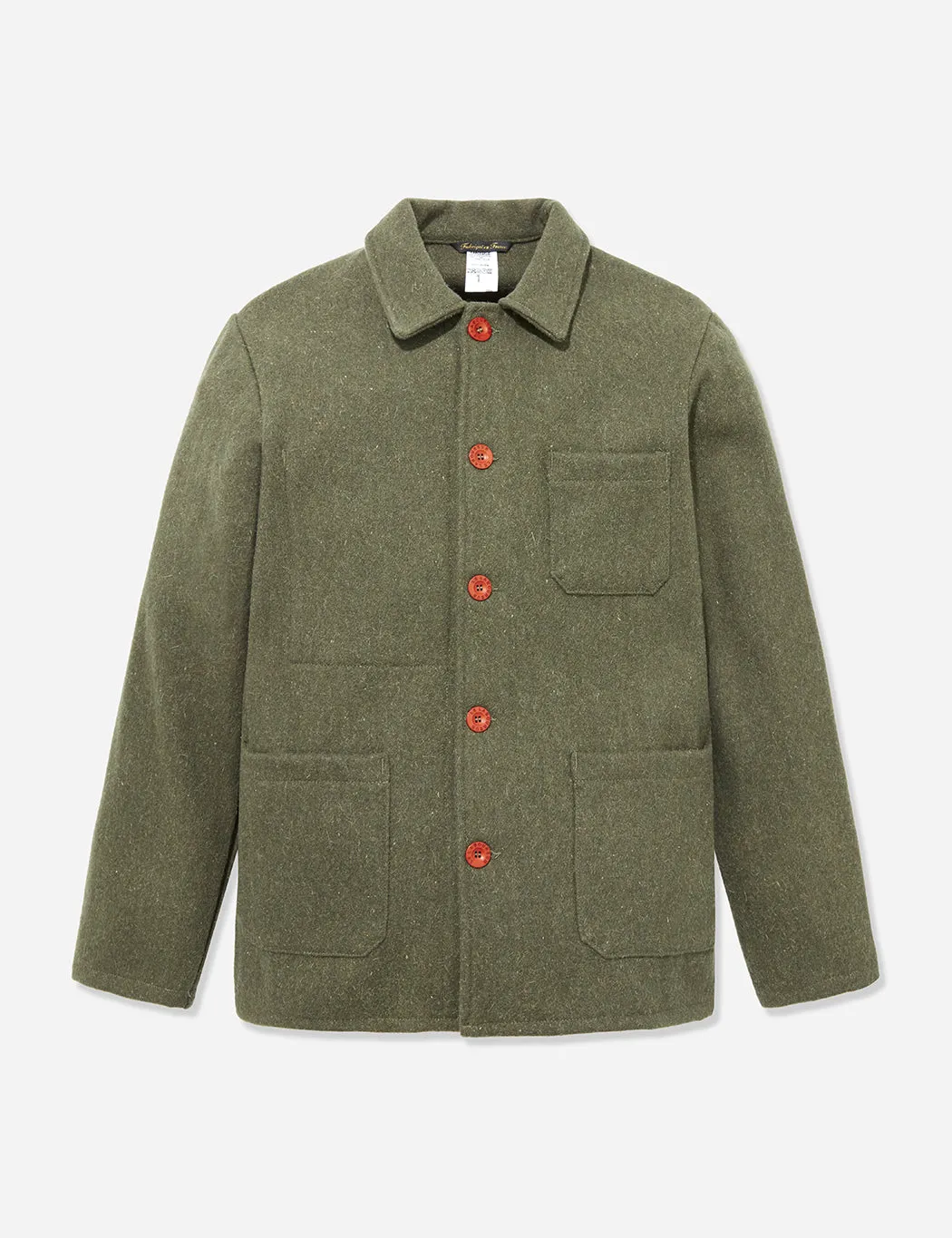 Le Laboureur Wool Work Jacket - Khaki Green