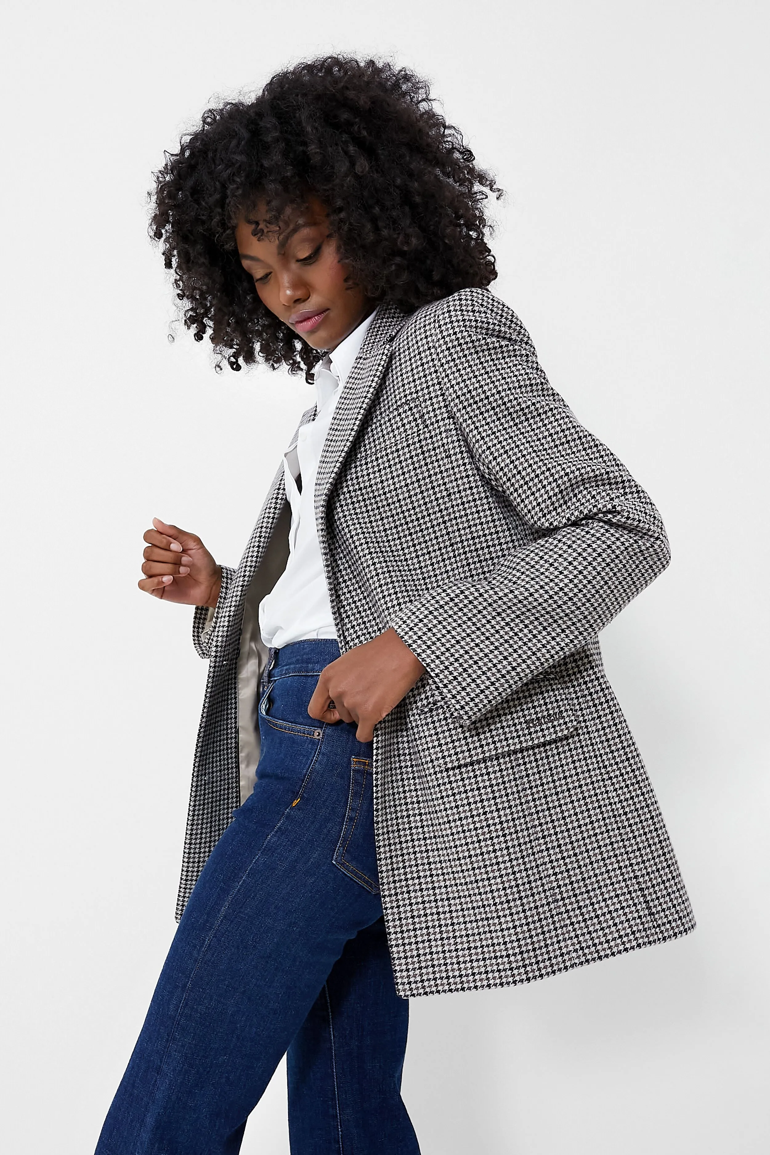 Light Fawn Patrisse Tailored Jacket