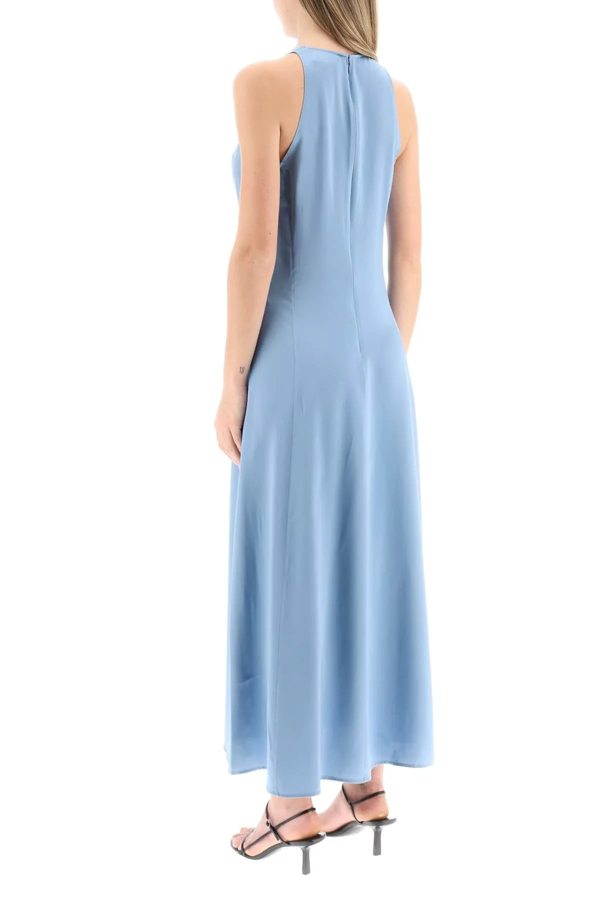 Loulou studio maxi silk slip dress