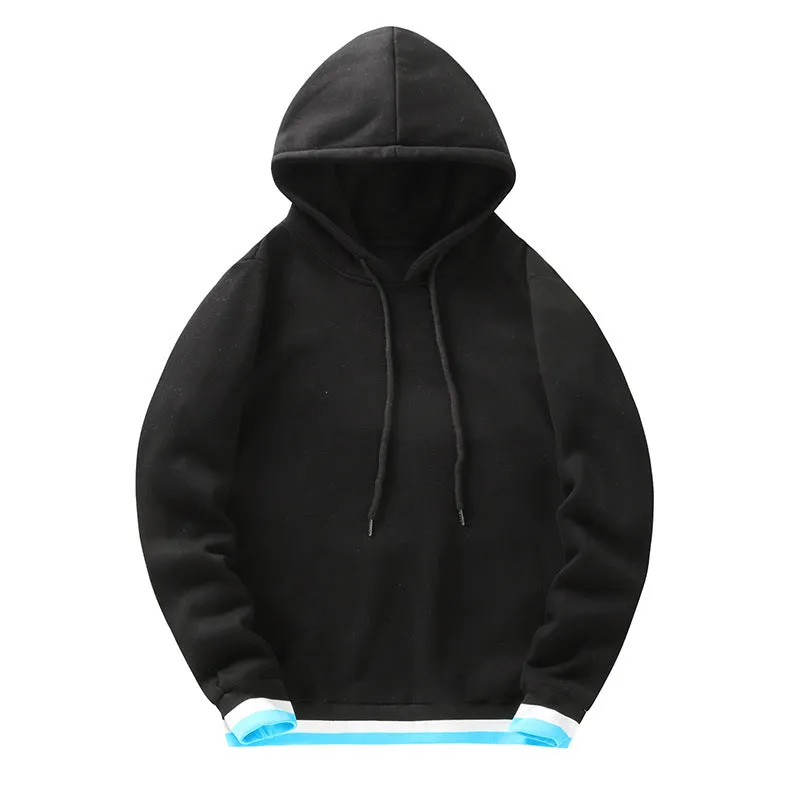 Men Sports Hooded Sweater Coat