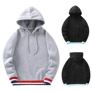 Men Sports Hooded Sweater Coat