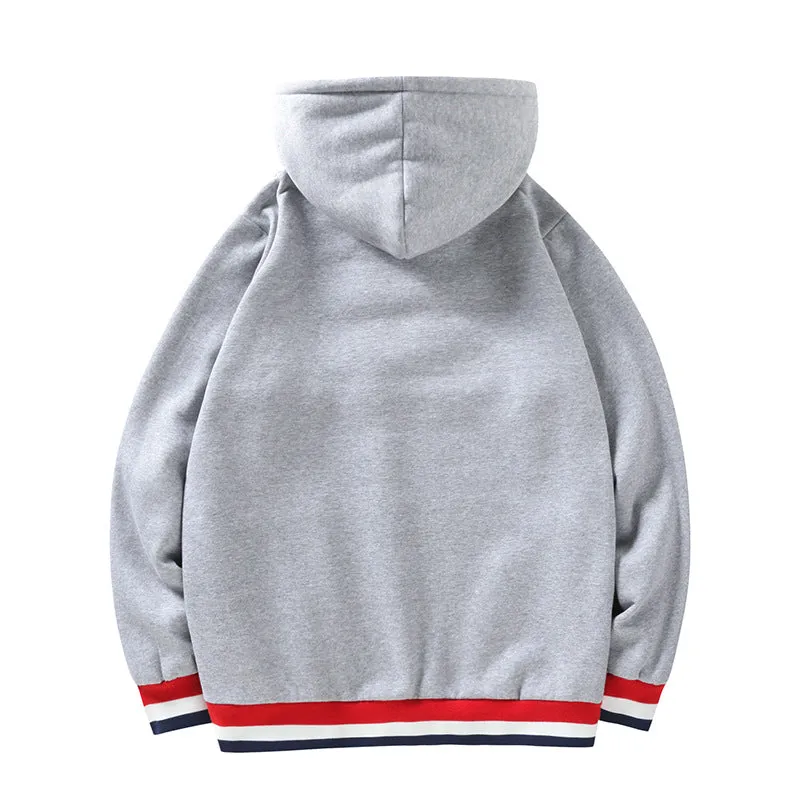 Men Sports Hooded Sweater Coat