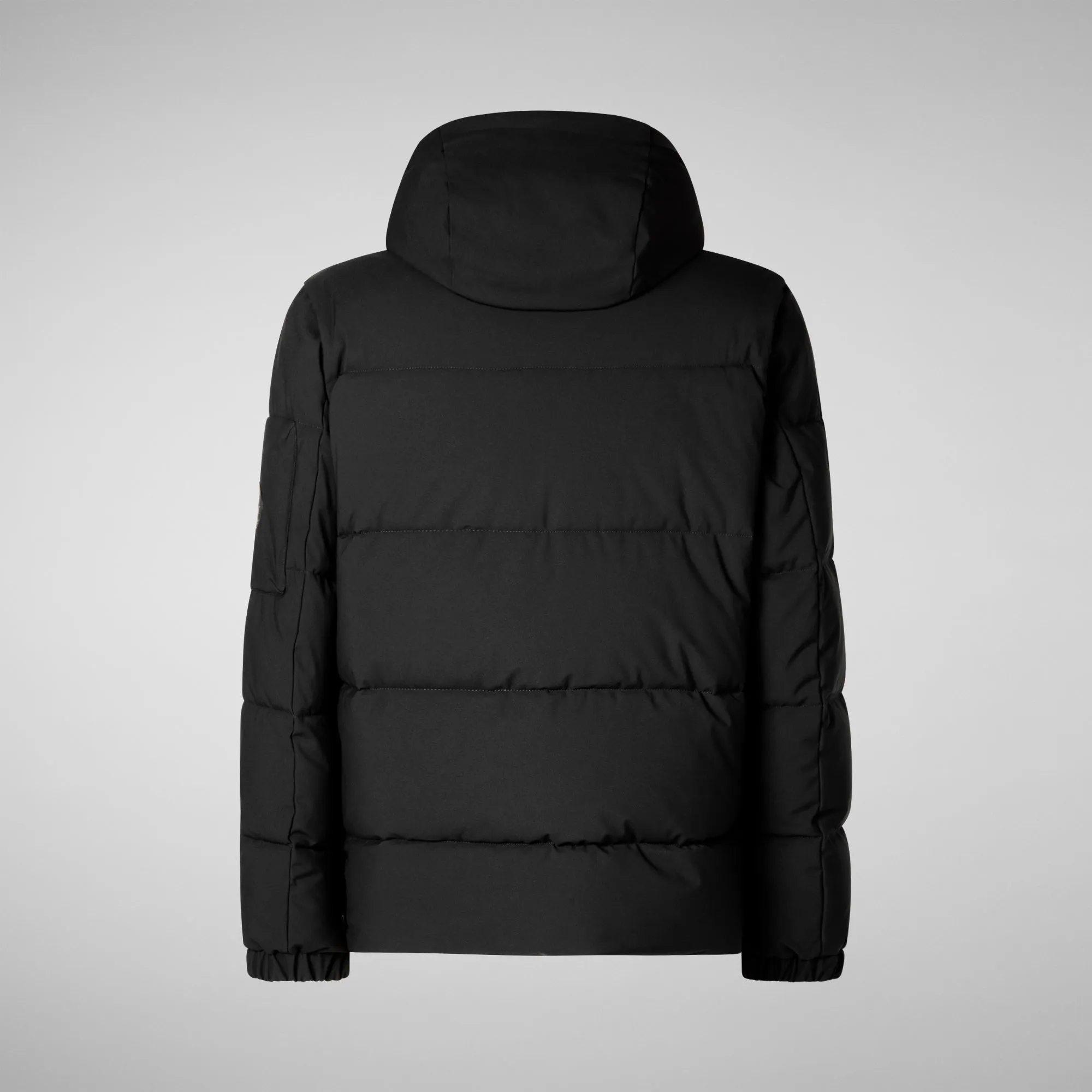 Men's  Hooded Parka Alter in black