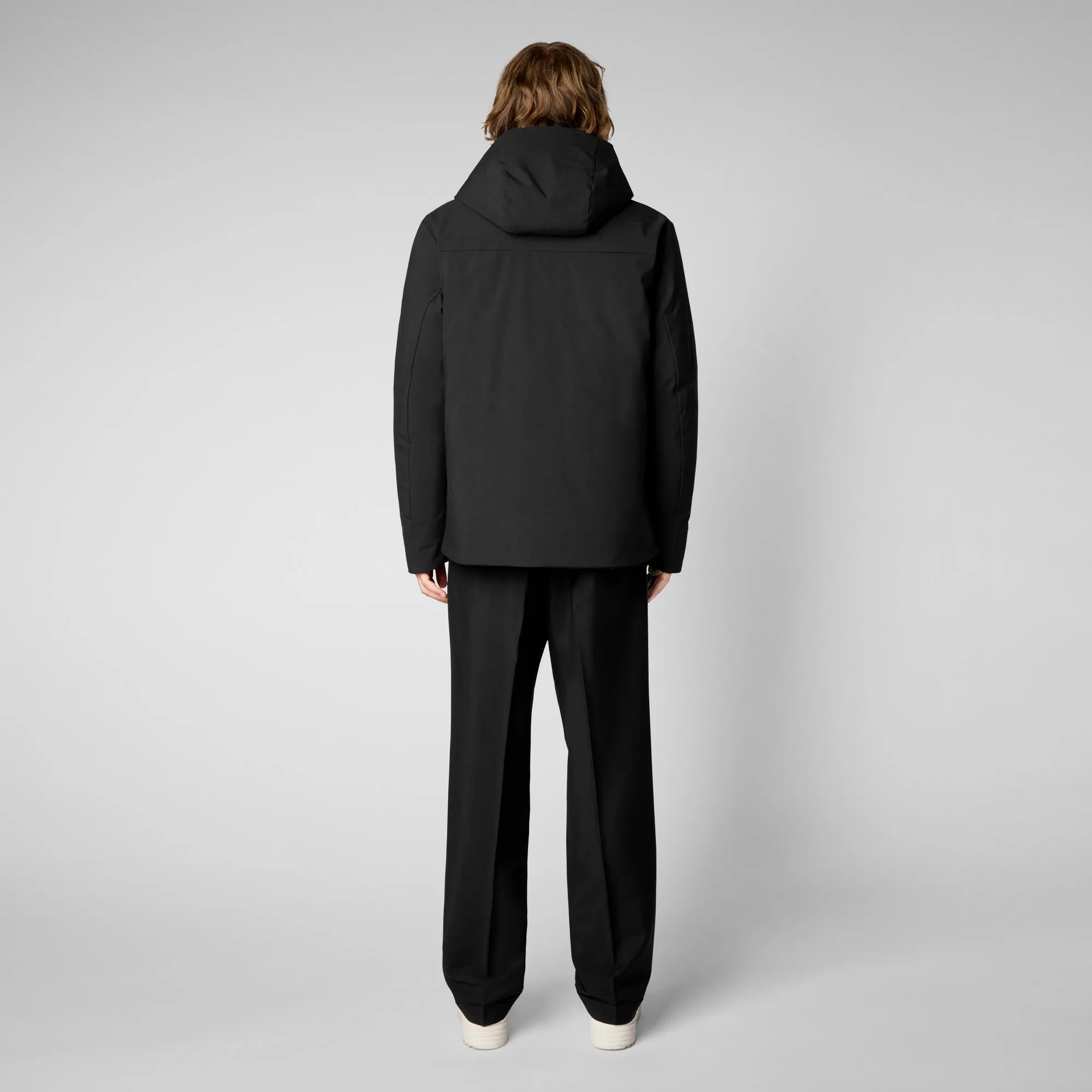 Men's Ulmus Hooded Parka in Black