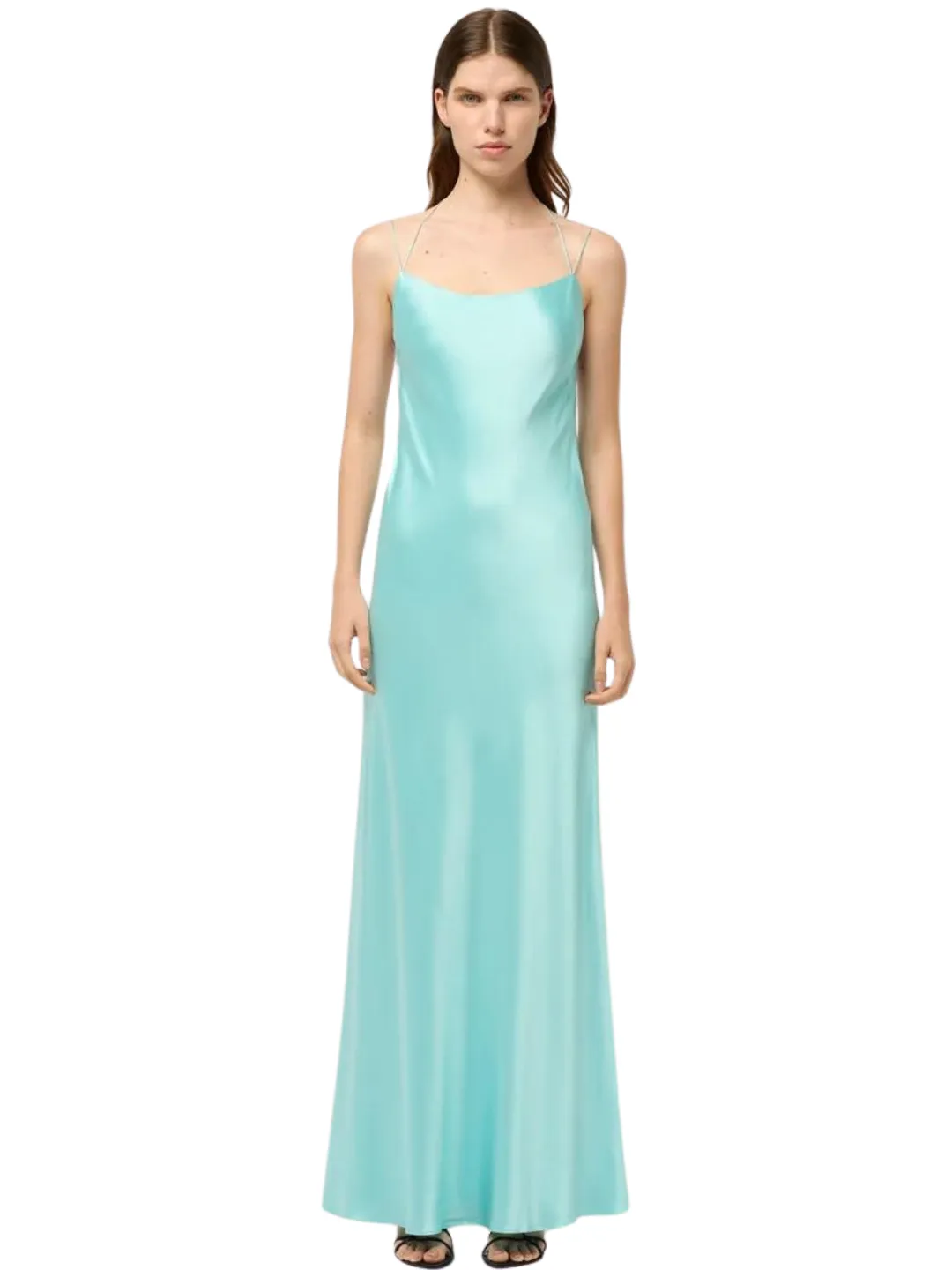 Michael lo Sordo FLOSS CAMMISOLE SLIP DRESS blue