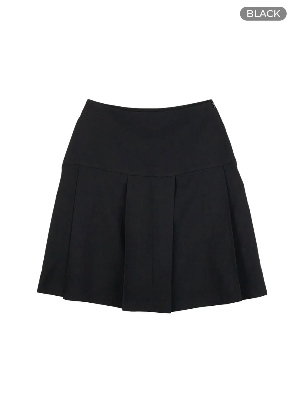 Minimal Pleated Midi Skirt CL415