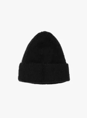 Mohair Beanie Black