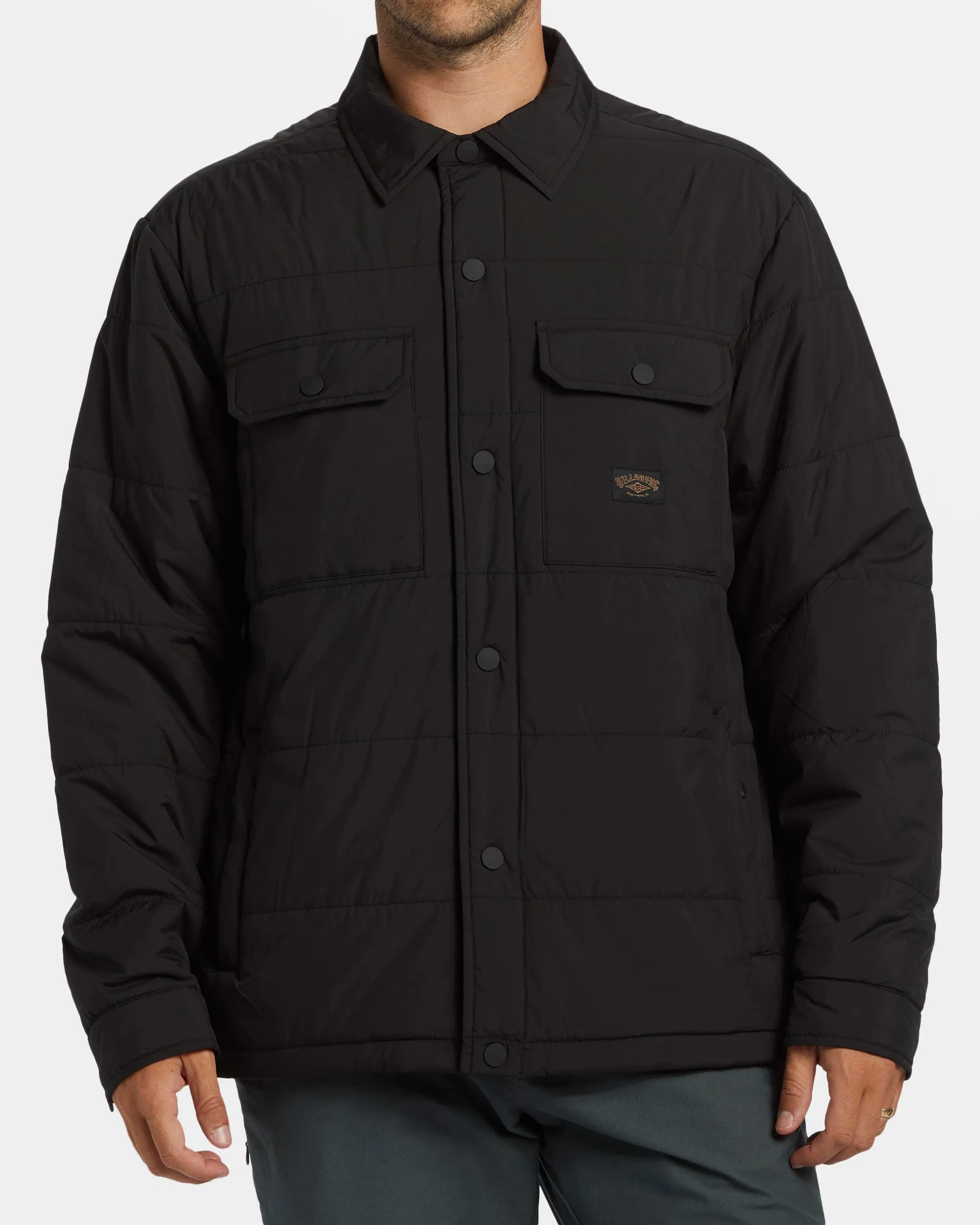 Montana Buttoned Jacket - Black