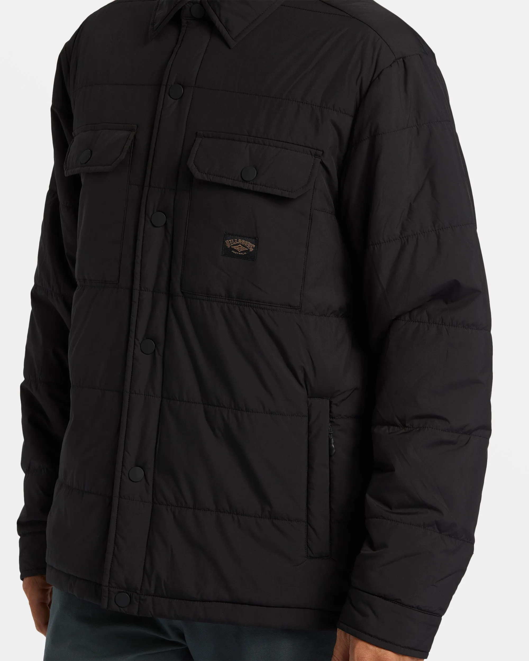 Montana Buttoned Jacket - Black