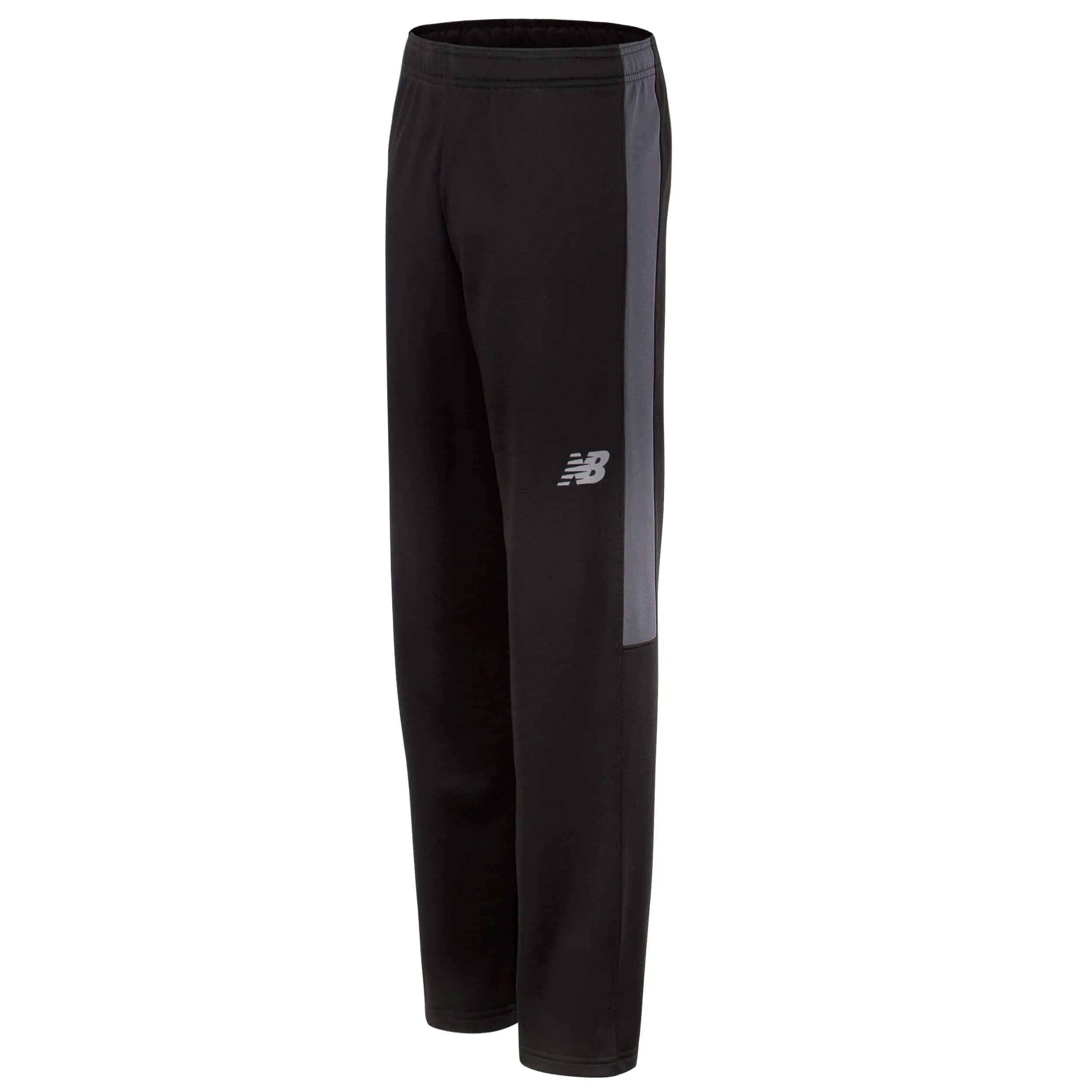 New Balance Boys Black/Thunder Fleece Athletic Pant