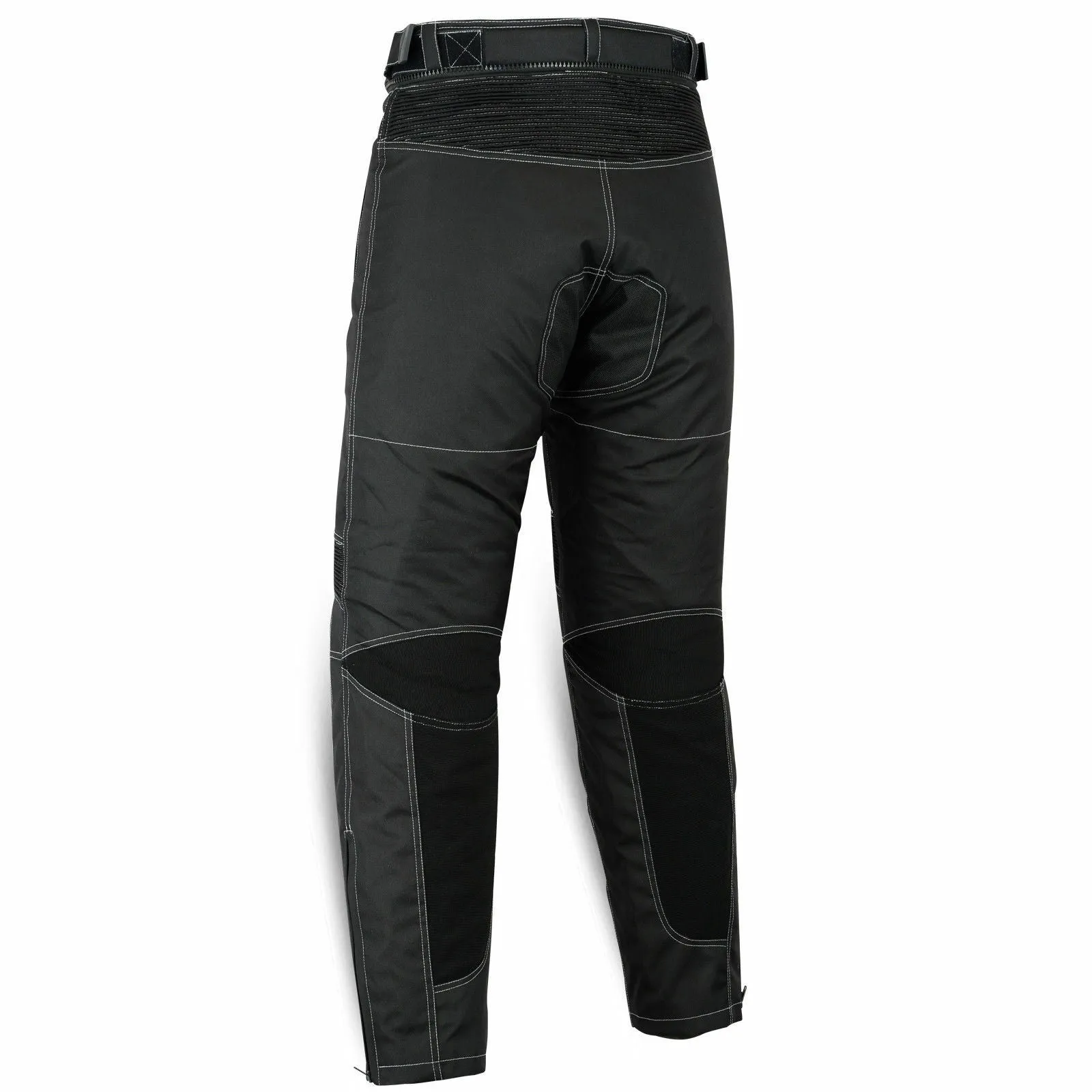 NEW Motorcycle Bikers Cordura Textile Waterproof Trousers Pants Armoured Black